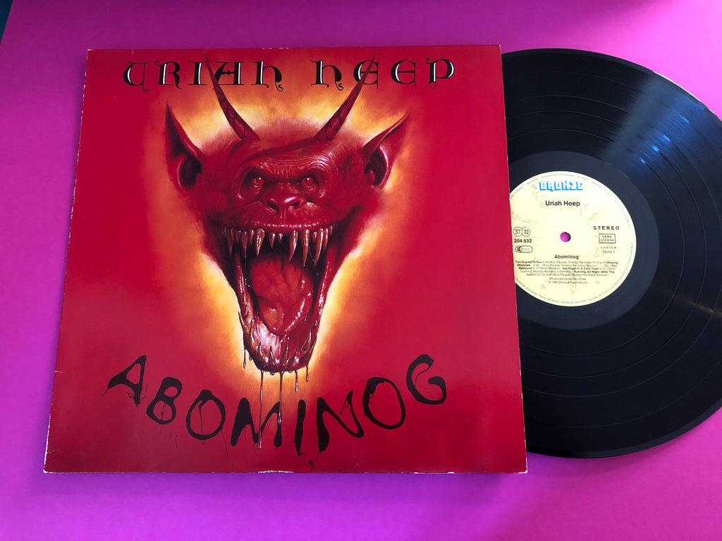 Uriah Heep : Abominog (LP,Album,Repress,Stereo)
