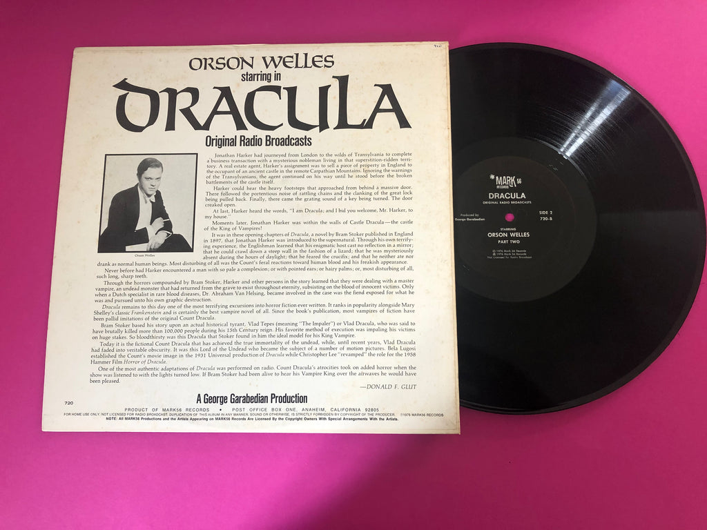 Orson Welles : Dracula (LP)
