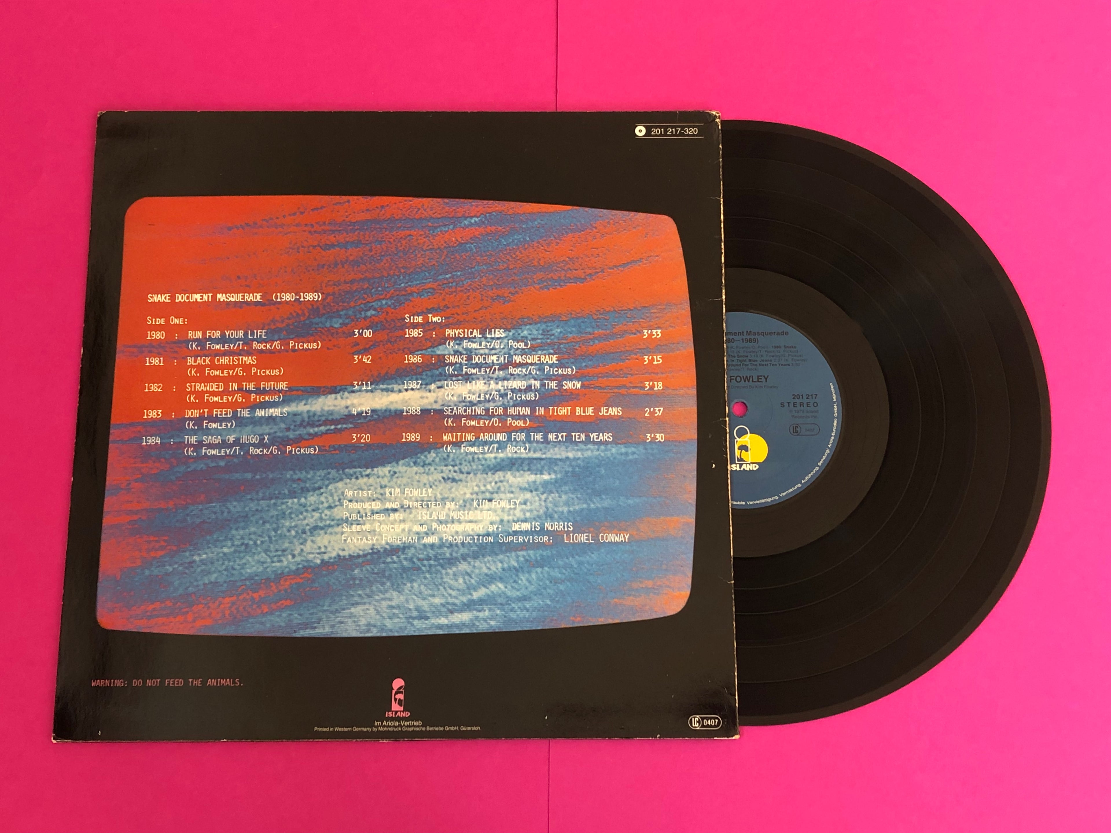 Kim Fowley : Snake Document Masquerade (LP, Album)