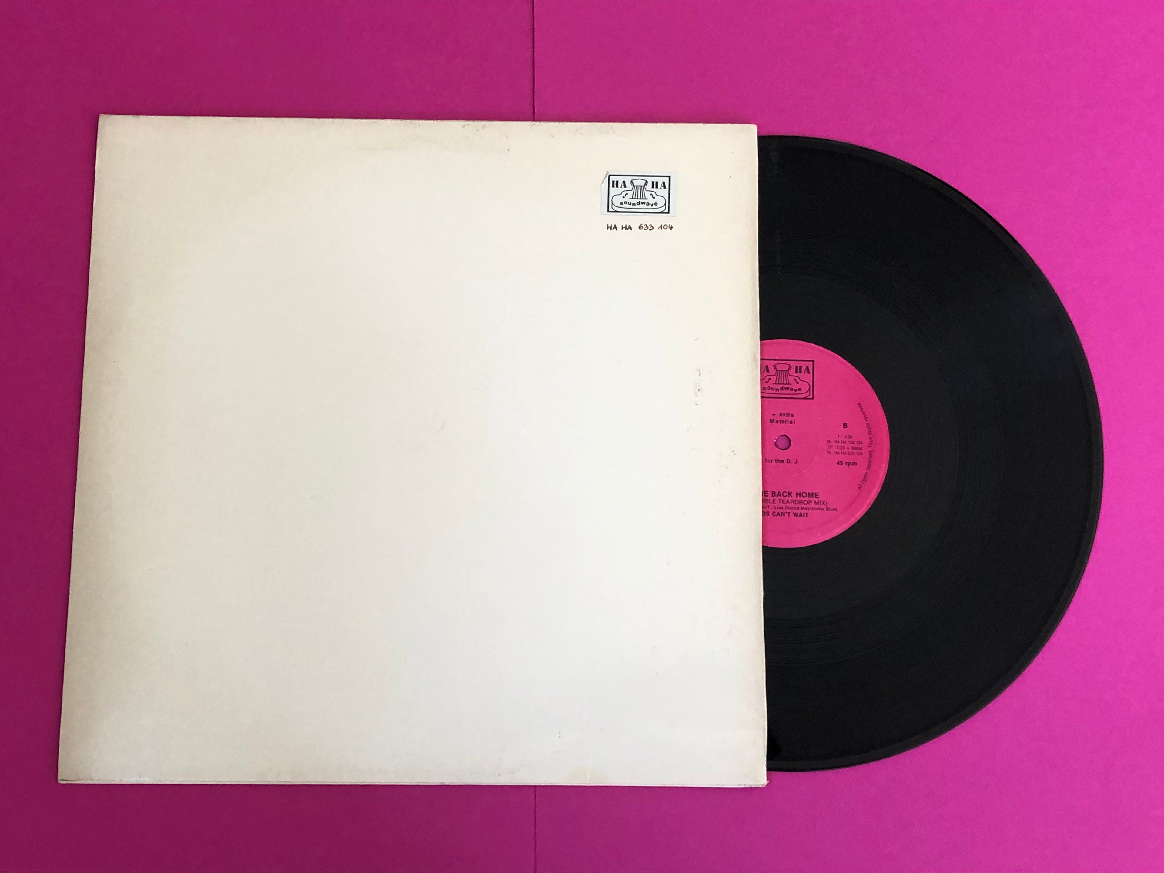 Kids Can't Wait : Come Back Home  (12", Ltd, Num)