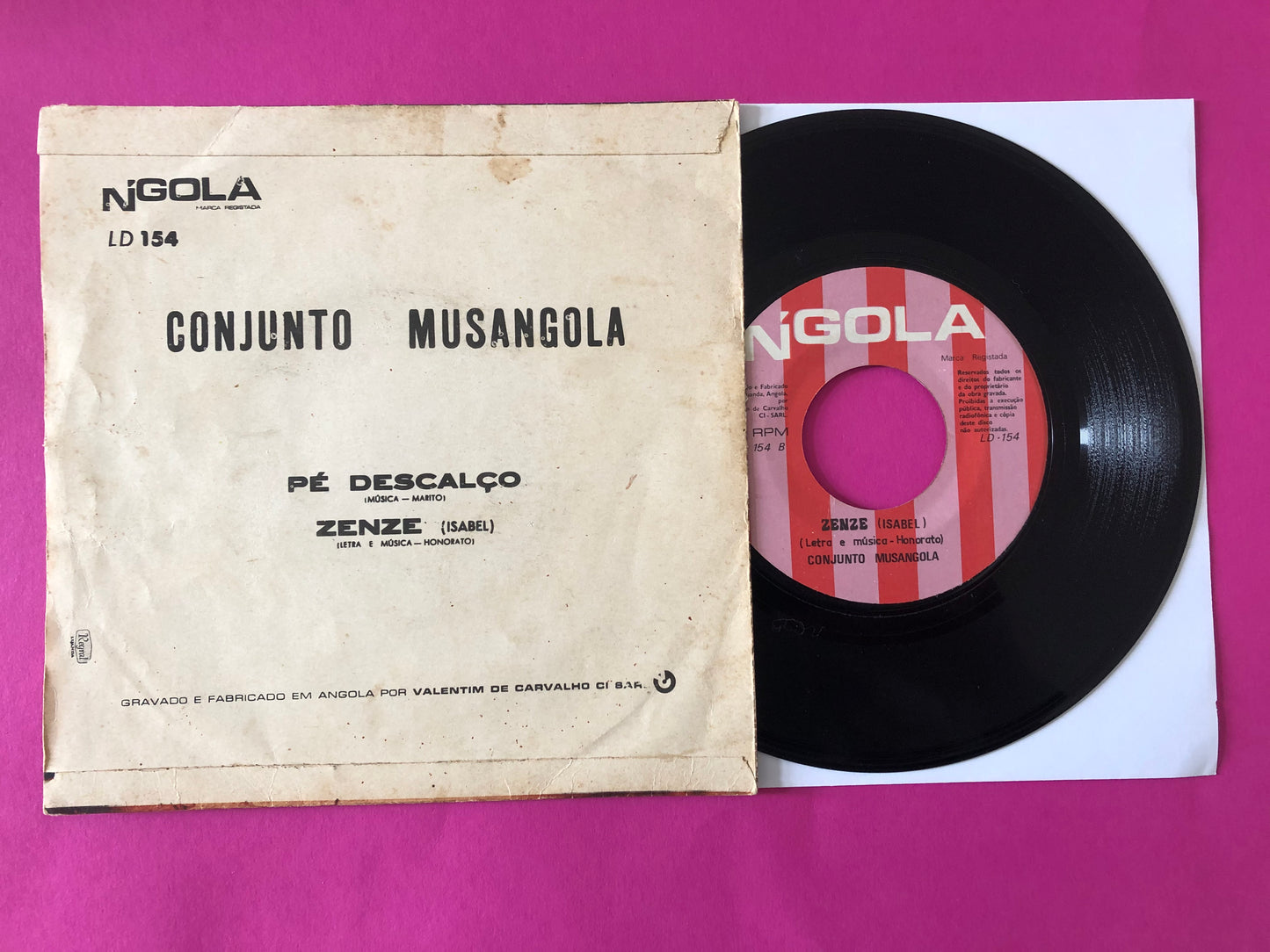 Musangola : Pé Descalço / Zenze (Isabel) (7",45 RPM)