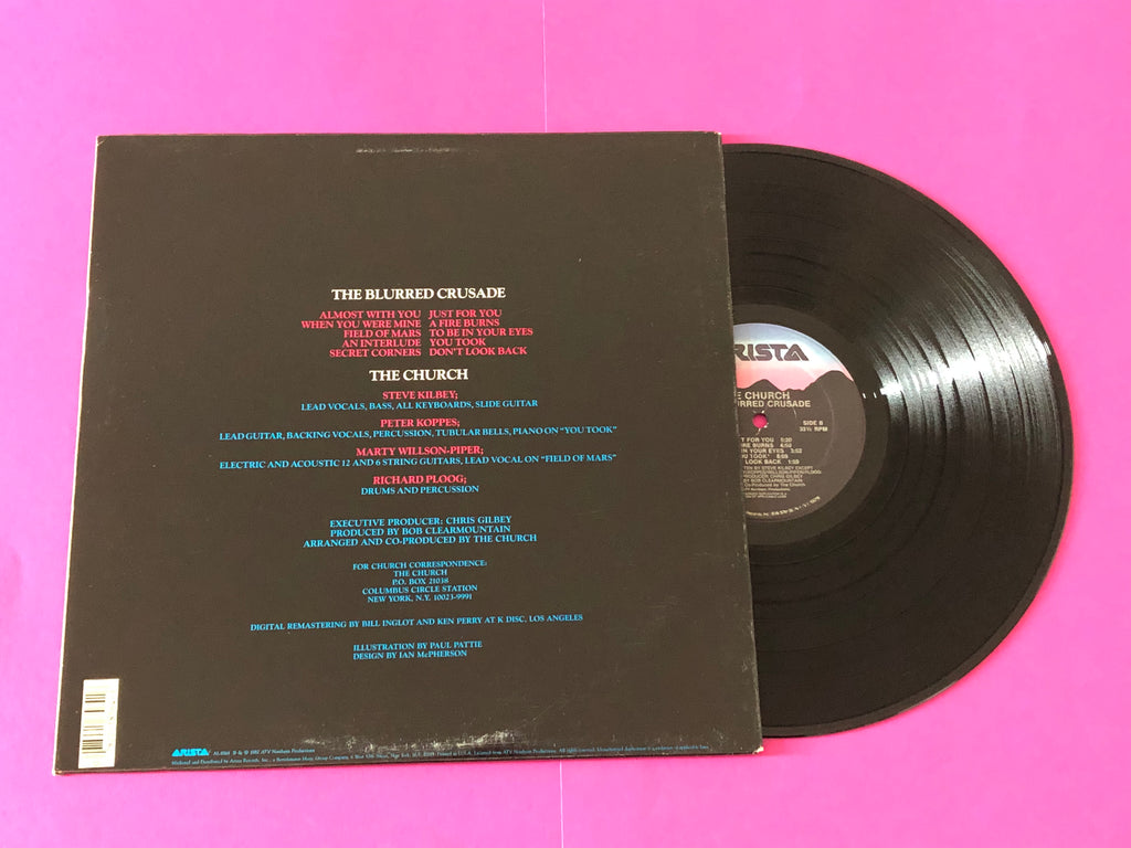 The Church : The Blurred Crusade (LP, Album, RE, RM)