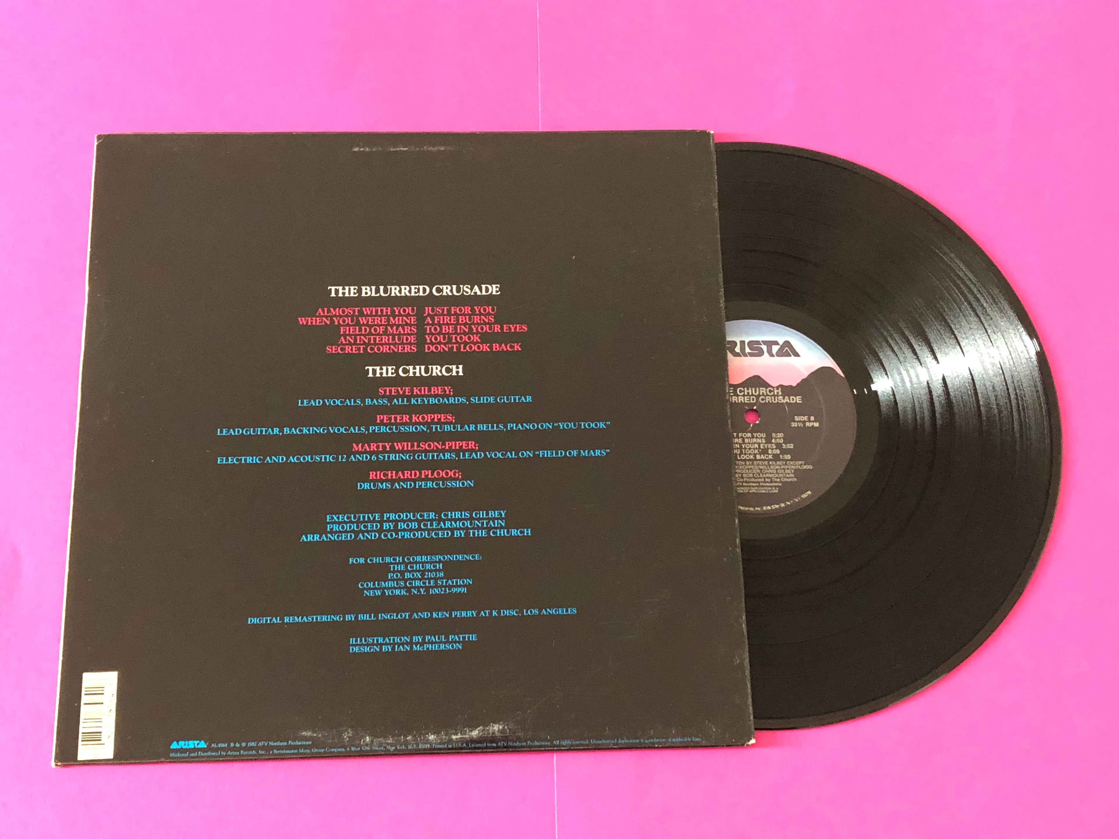 The Church : The Blurred Crusade (LP, Album, RE, RM)