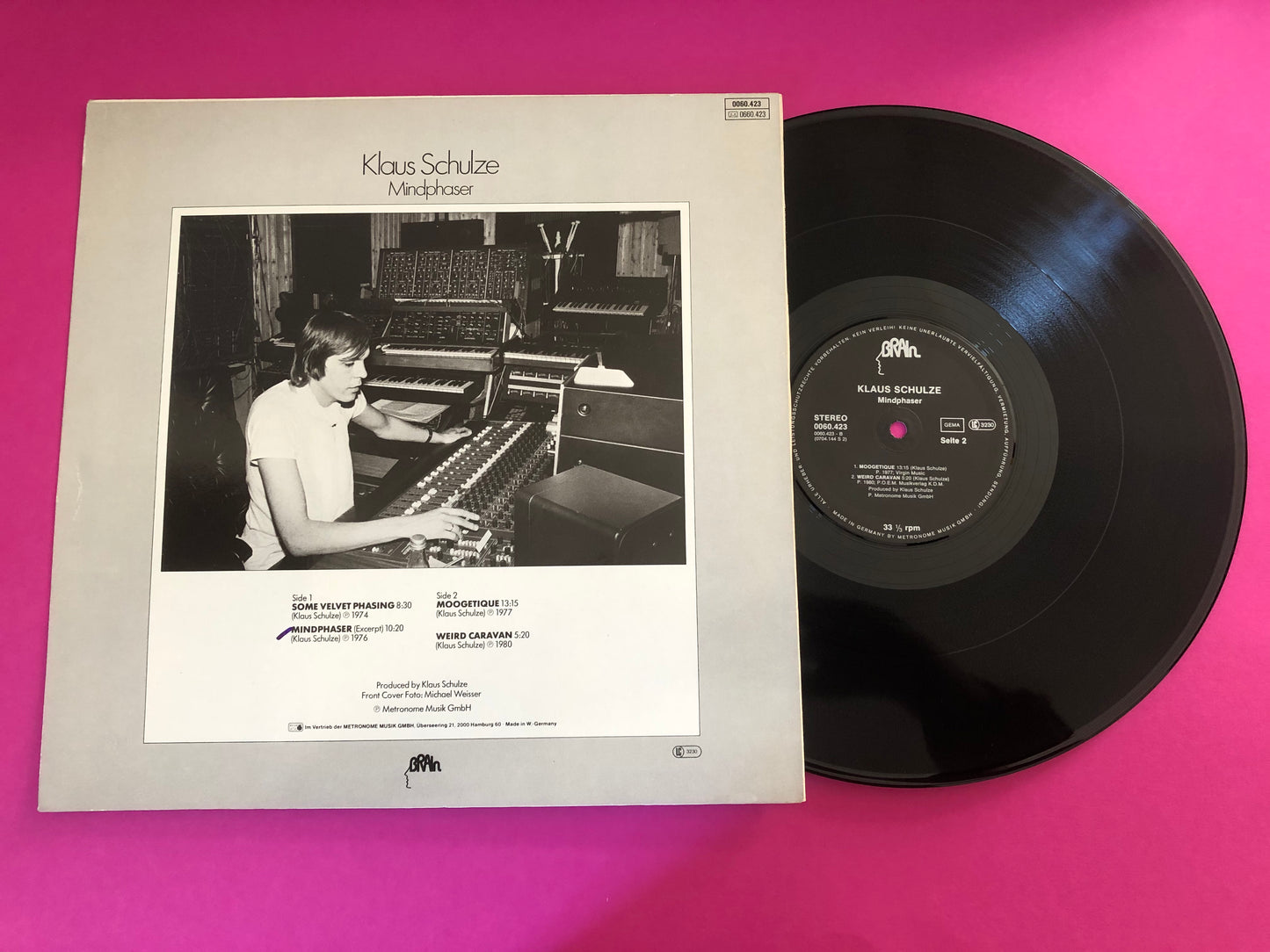 Klaus Schulze : Mindphaser (LP,Compilation)