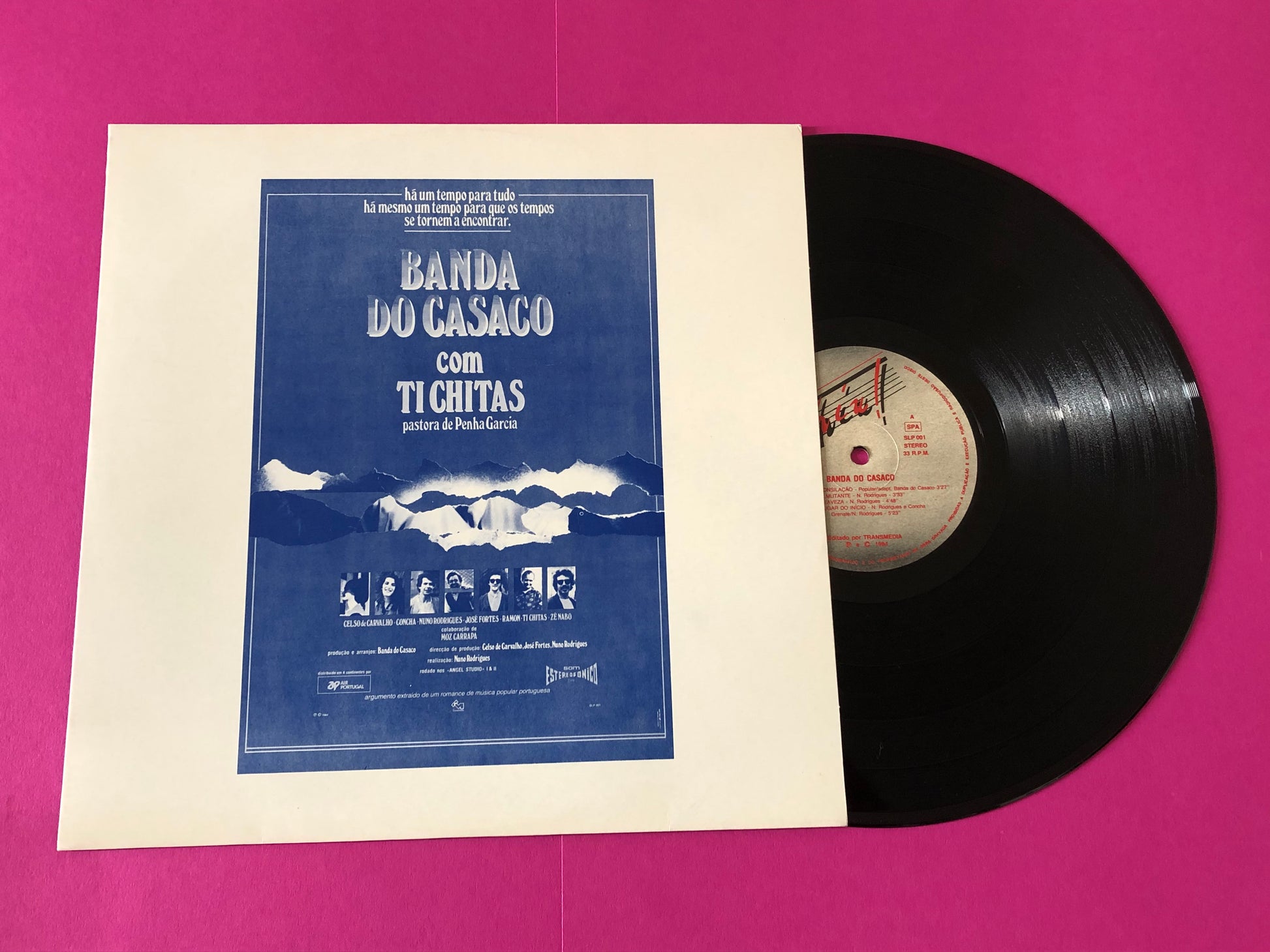 Banda Do Casaco Com Catarina Chitas : Banda Do Casaco Com Ti Chitas (LP, Album)