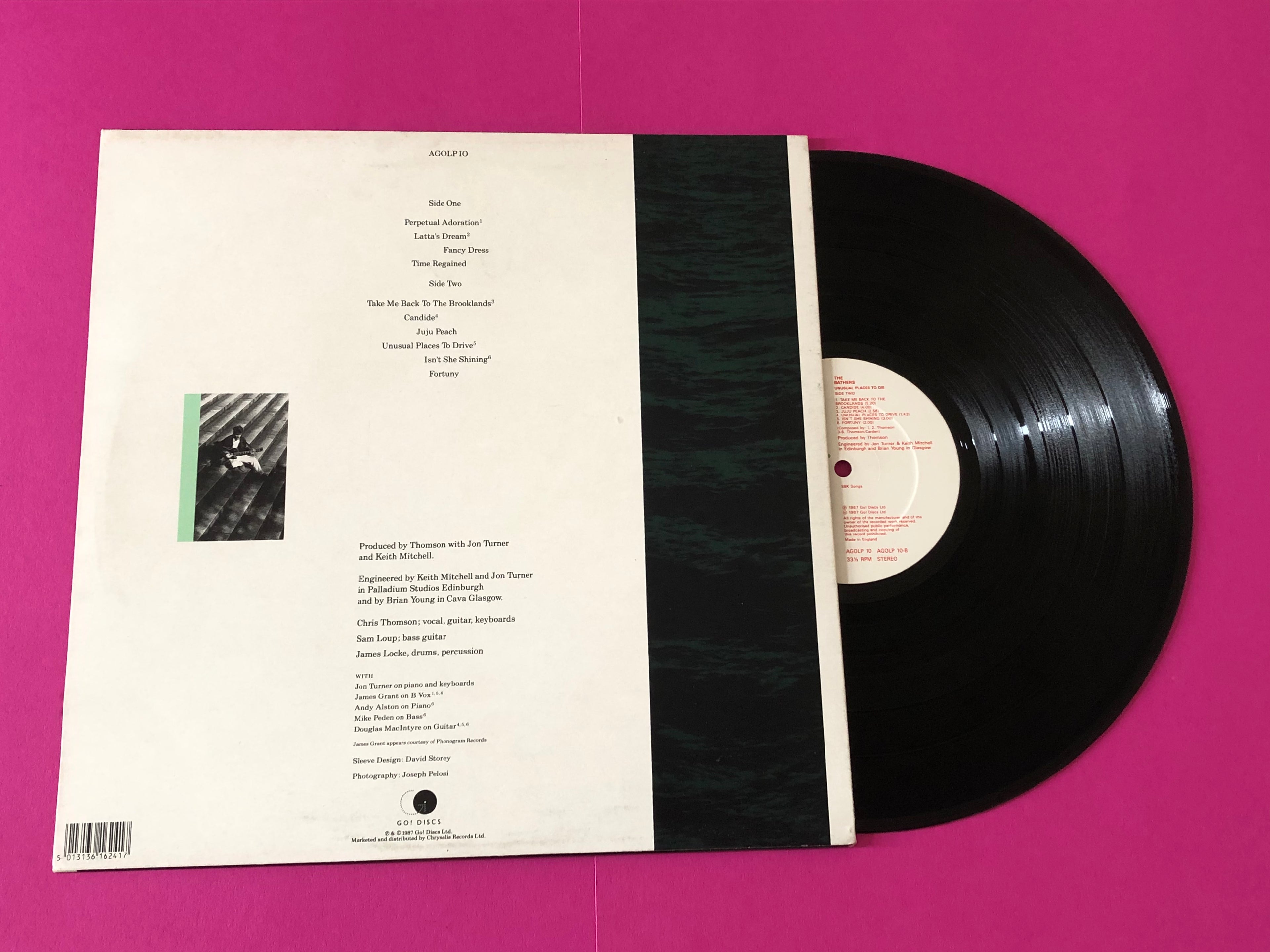 The Bathers : Unusual Places To Die (LP, Album)