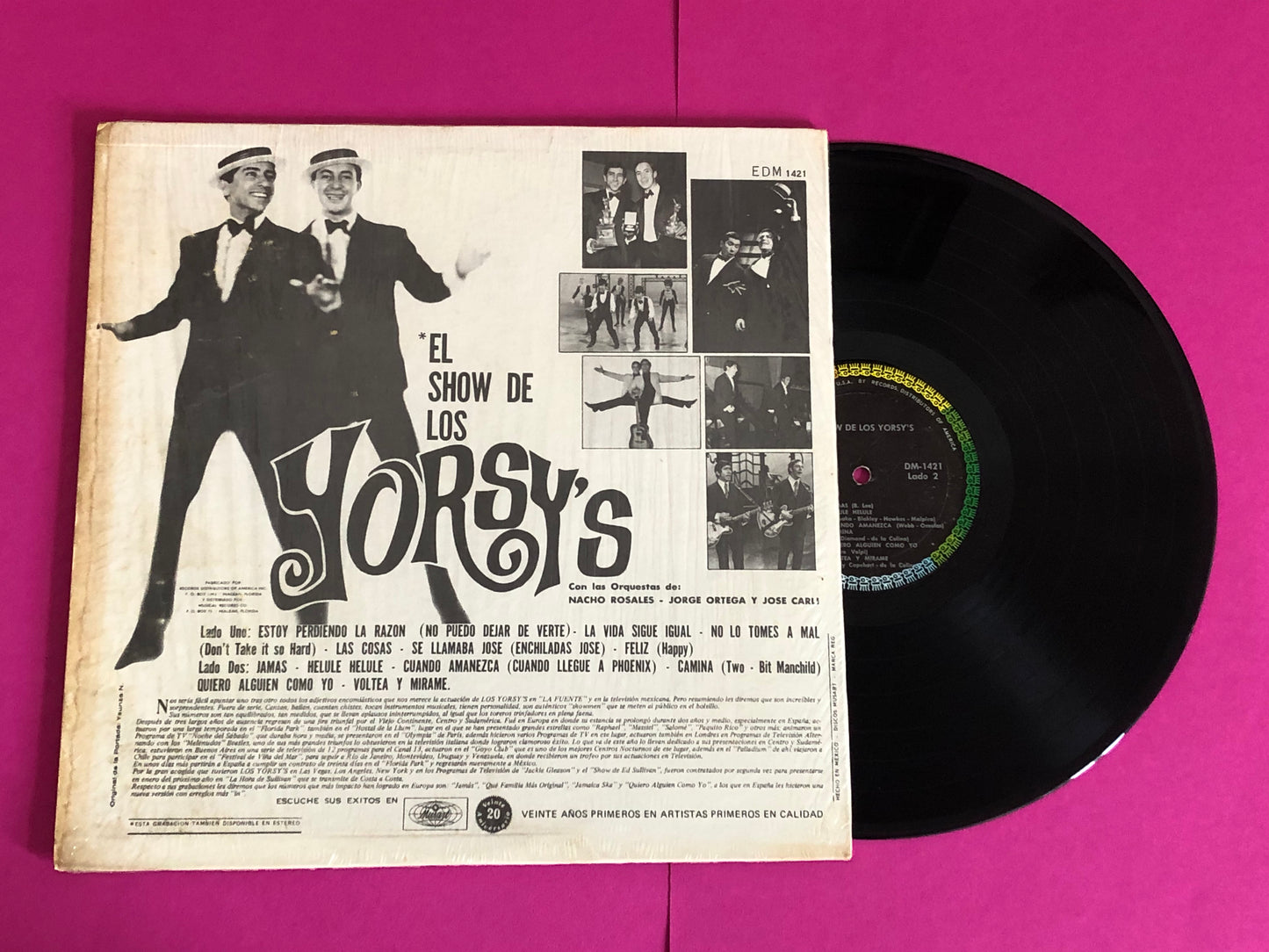 Los Yorsy's : El Show De Los Yorsy's (LP, Album, Mono)