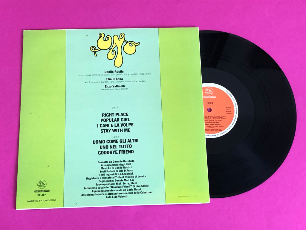 Uno (8) : Uno (LP, Album, RP)