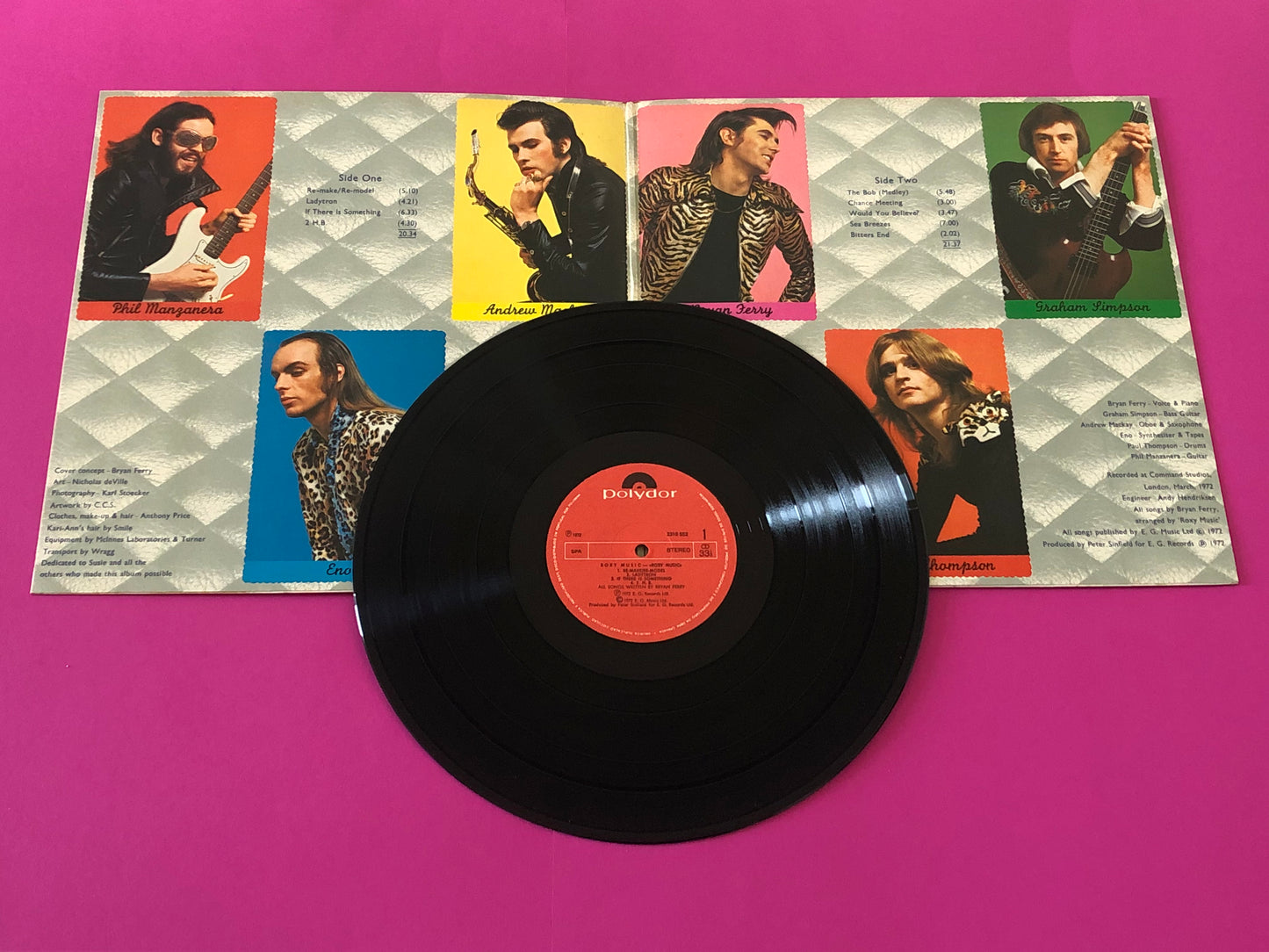 Roxy Music : Roxy Music (LP, Album, RE, Gat)