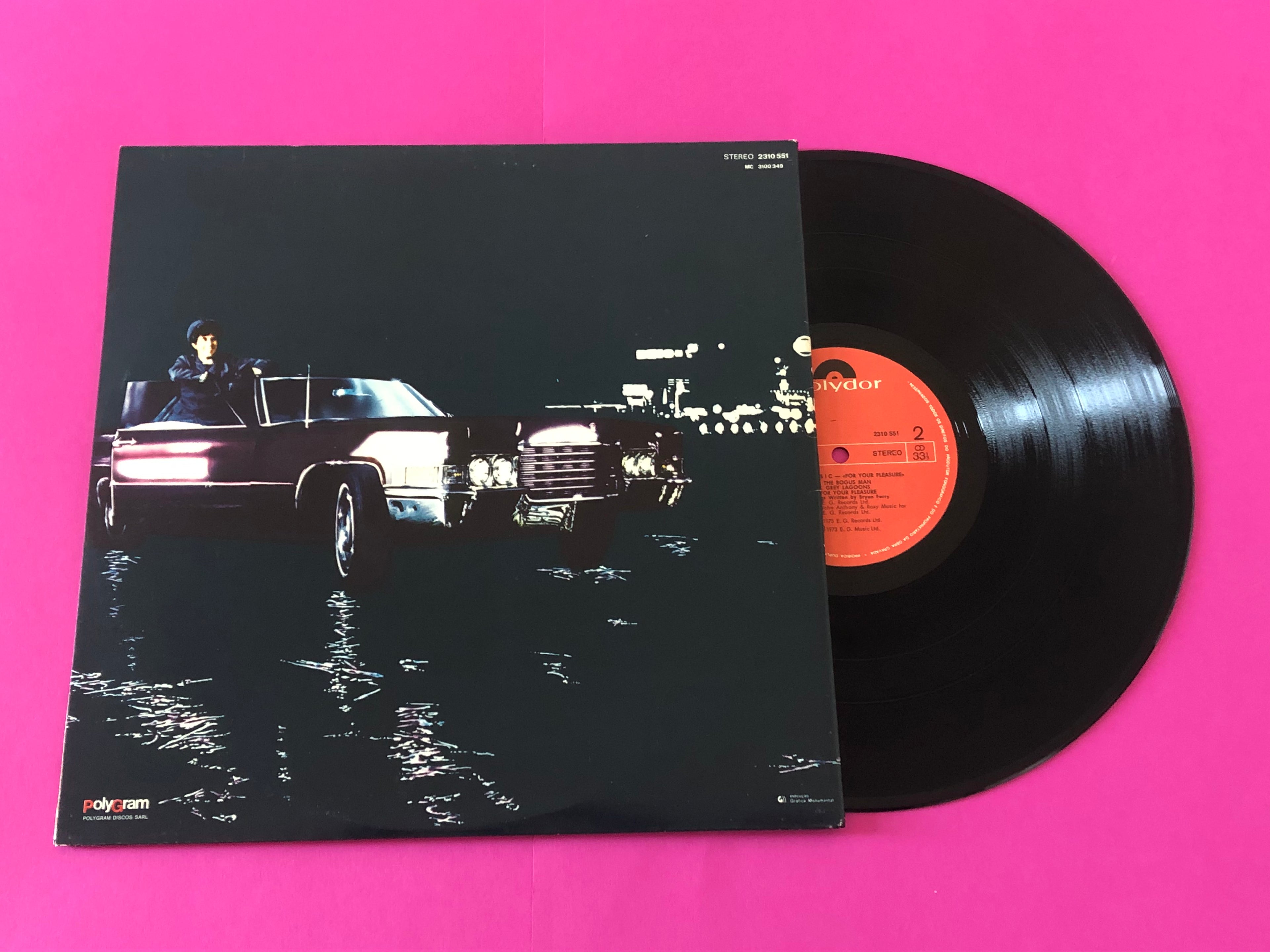 Roxy Music : For Your Pleasure (LP, Album, RE, Gat)