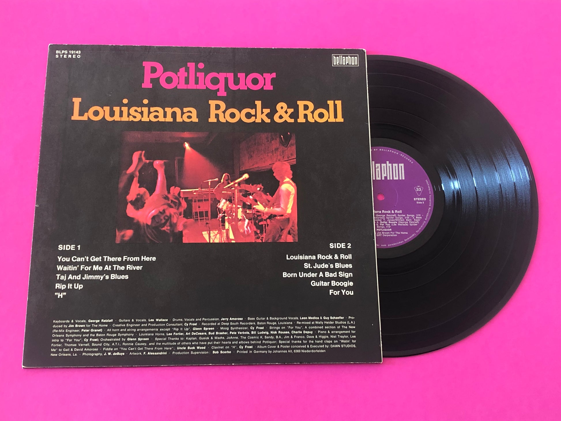 Potliquor : Louisiana Rock & Roll (LP, Album)