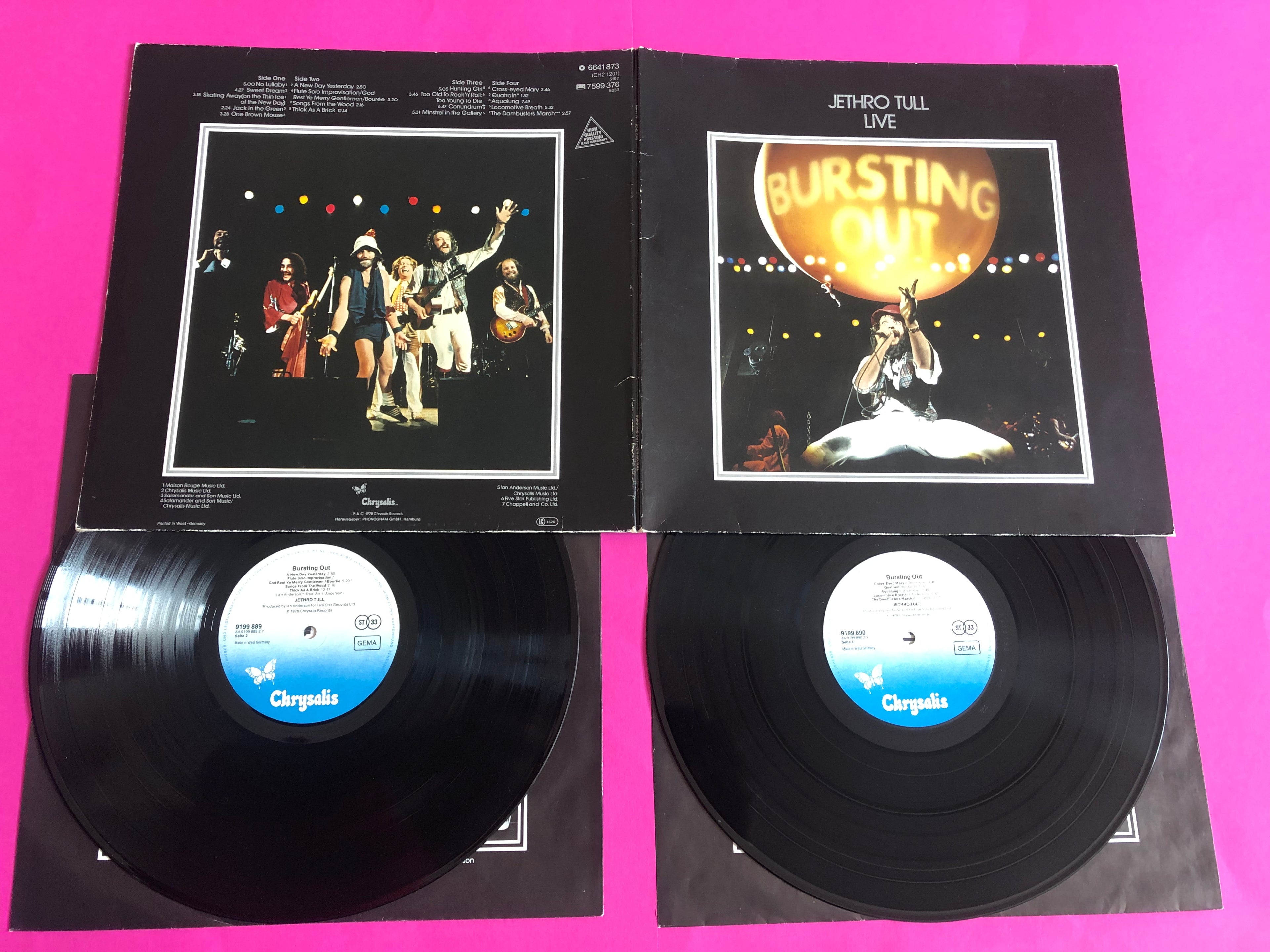 Jethro Tull : Live (Bursting Out) (LP,Album,Stereo)