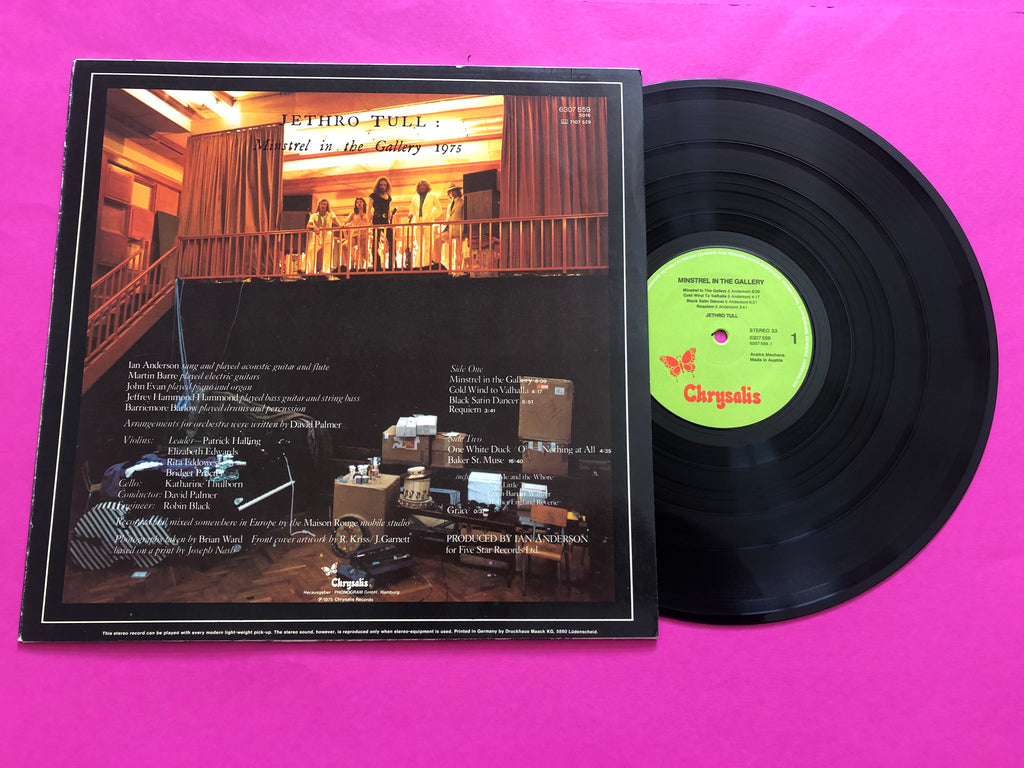 Jethro Tull : Minstrel In The Gallery (LP,Album,Stereo)