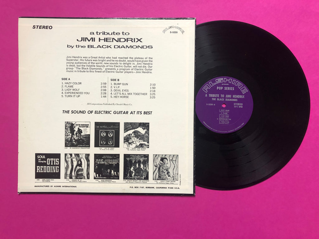 Black Diamonds (3), The : A Tribute To Jimi Hendrix (LP)