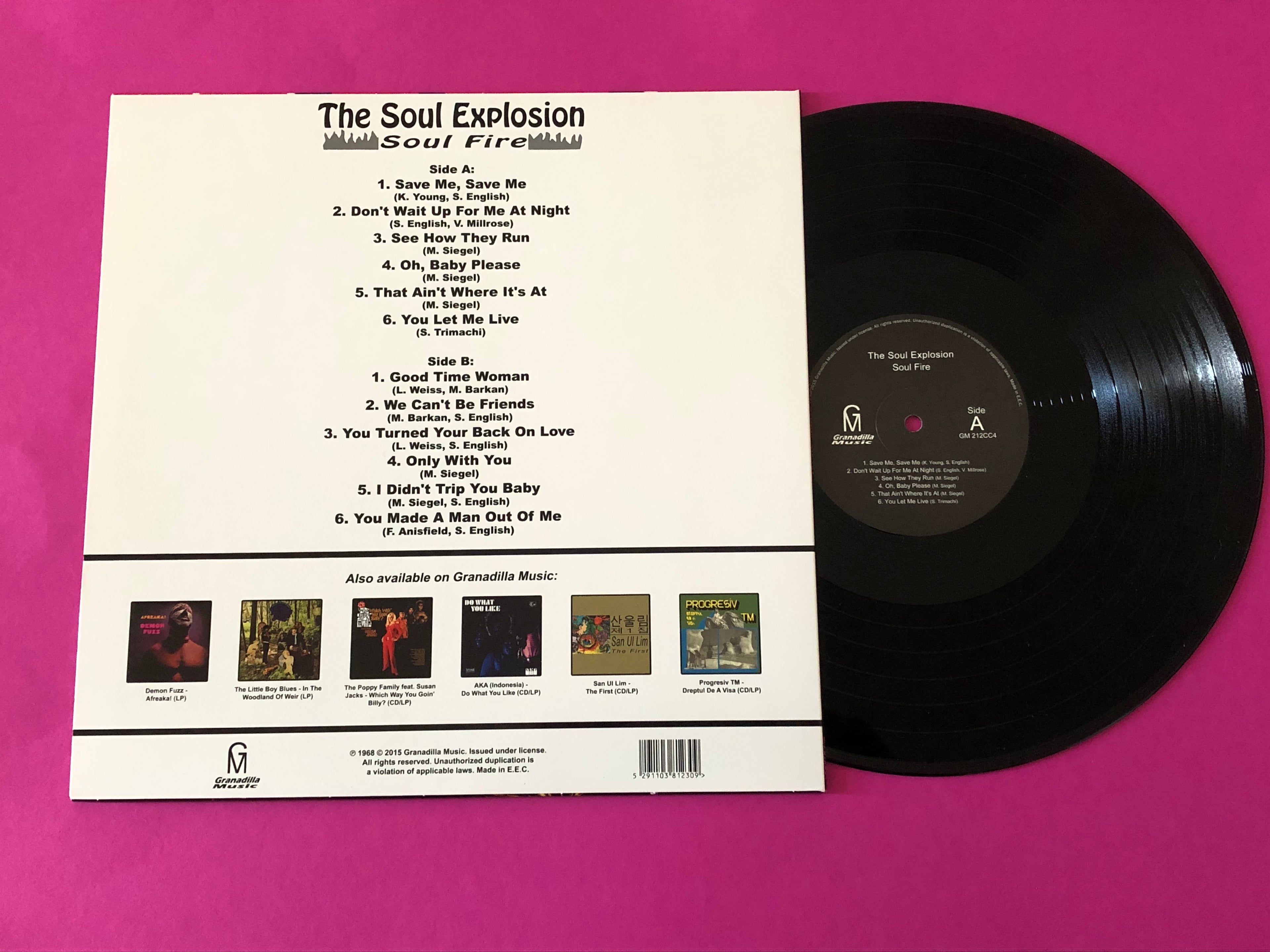 Soul Explosion, The : Soul Fire (LP,Album,Reissue)