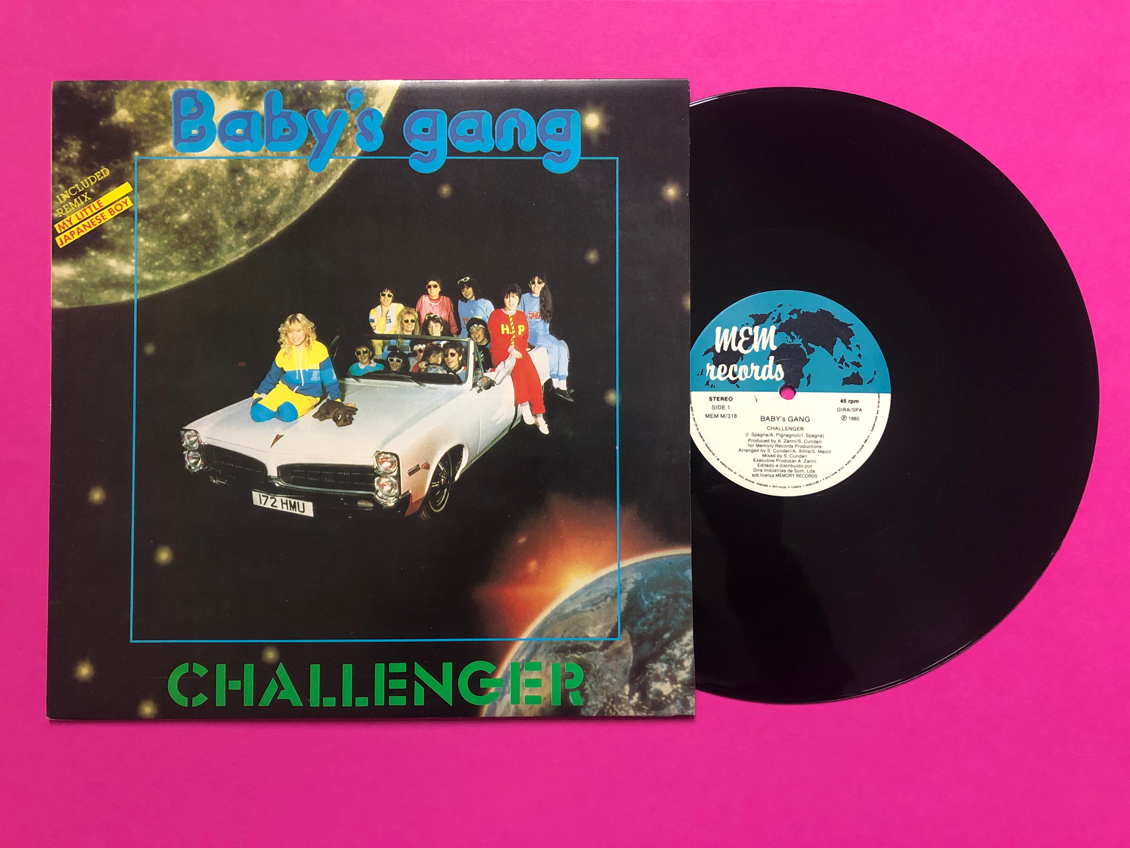 Baby's Gang : Challenger / My Little Japanese Boy (12",45 RPM,Maxi-Single,Stereo)