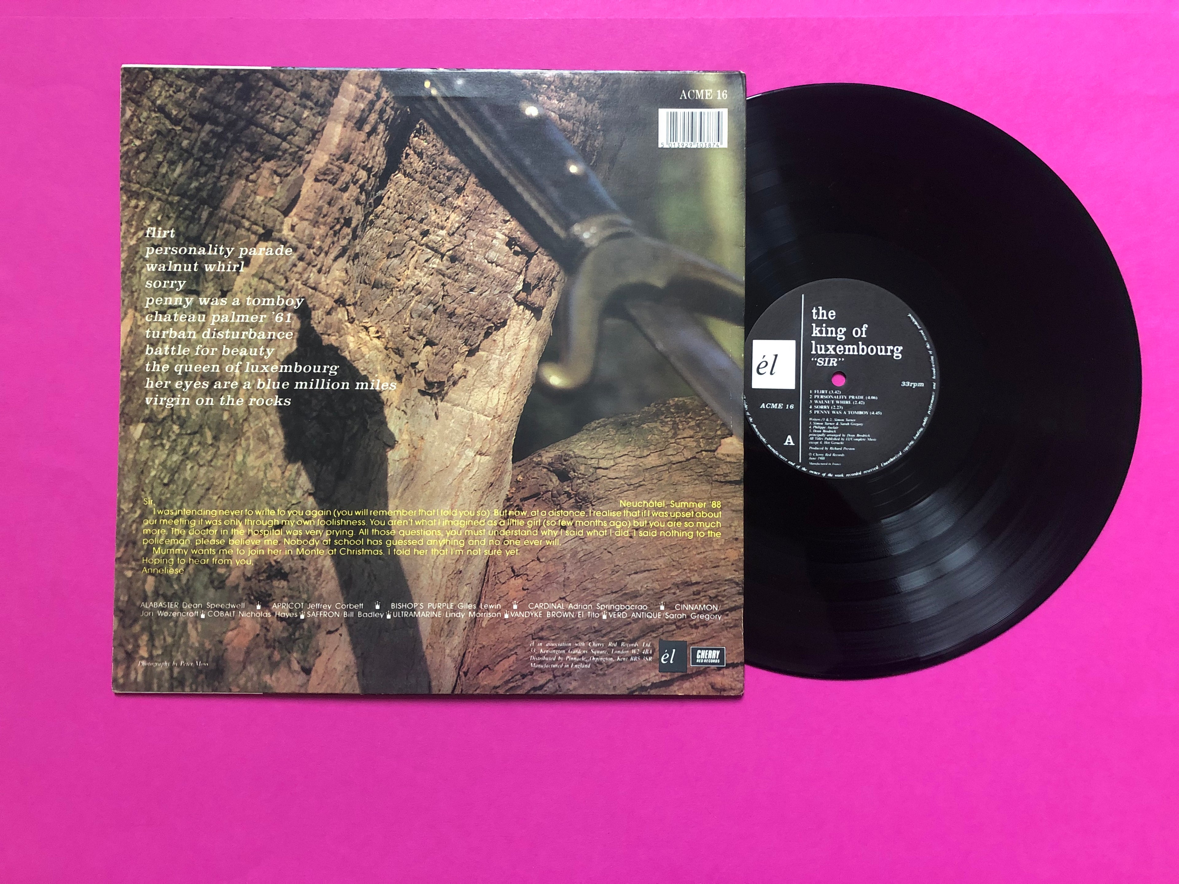 King Of Luxembourg, The : "Sir" (LP,Album)