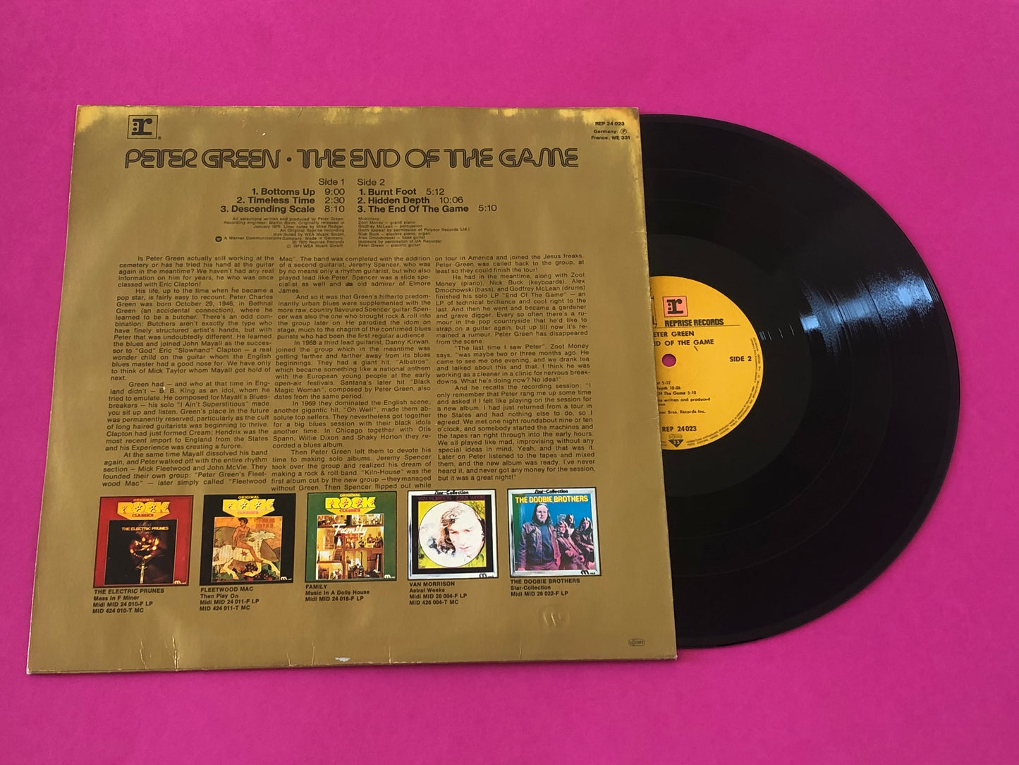 Peter Green (2) : The End Of The Game (LP,Album,Reissue,Repress)