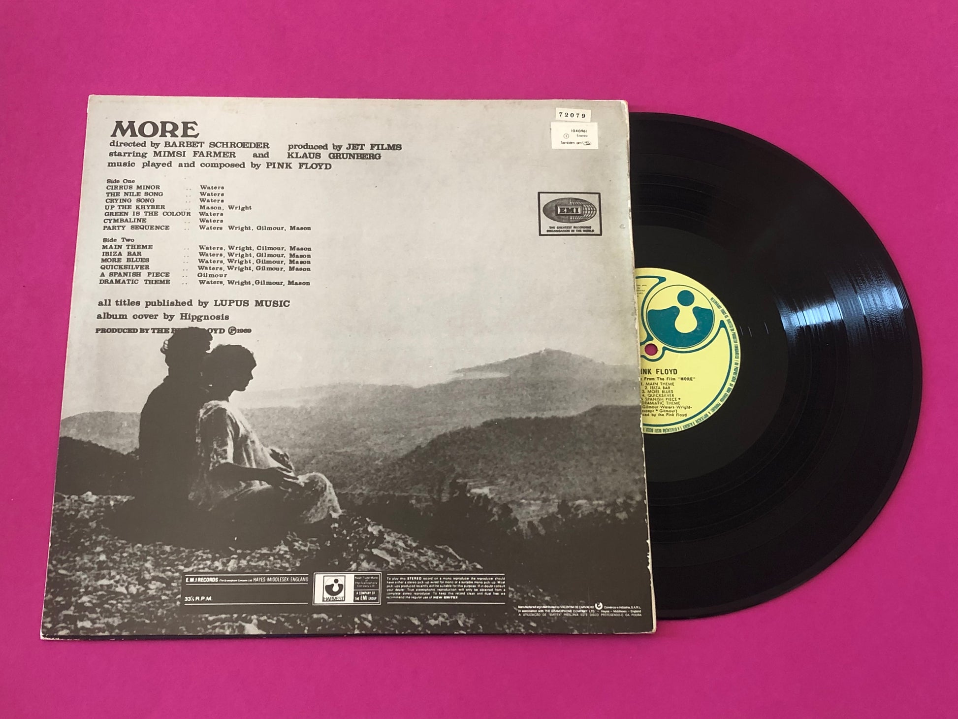 Pink Floyd : Soundtrack From The Film "More" (LP, Album, RE)