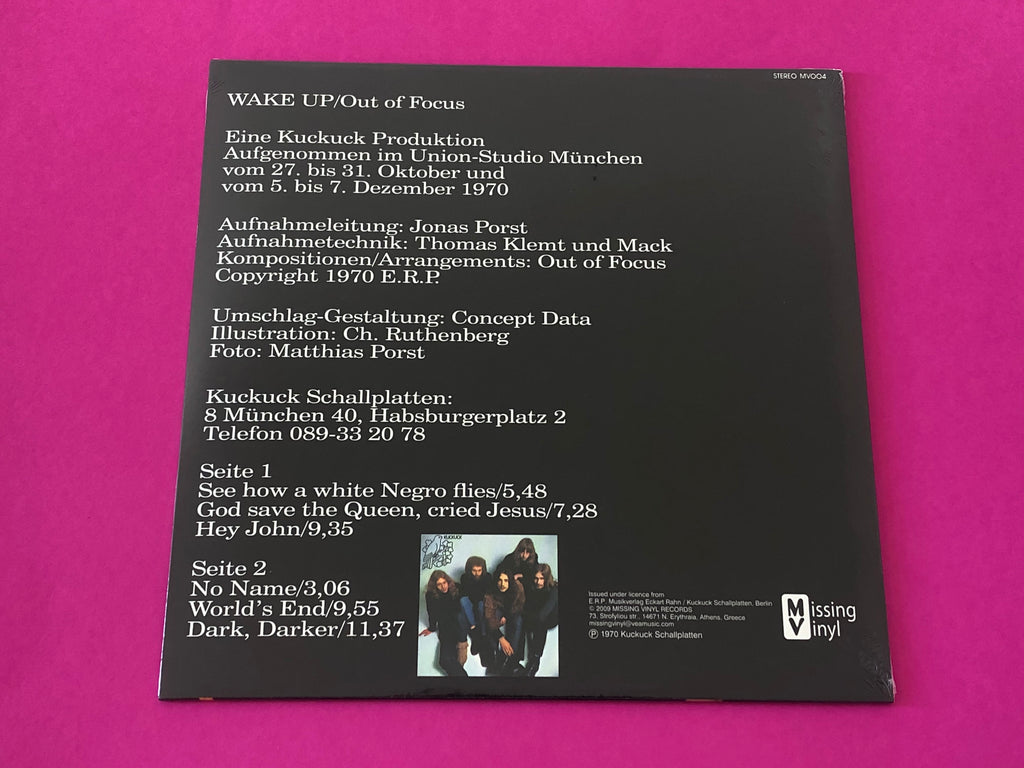 Out Of Focus : Wake Up (LP, Album, Ltd, RE, RM)