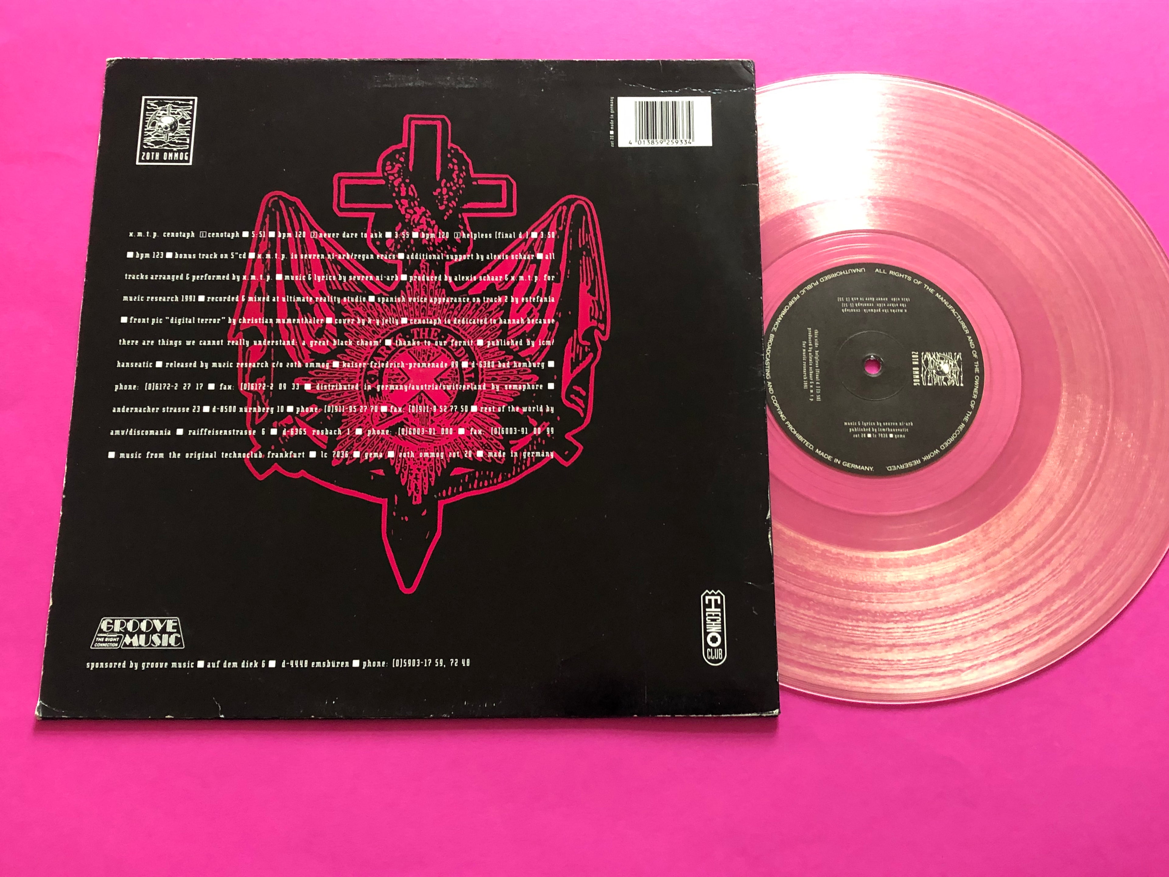 X-Marks The Pedwalk : Cenotaph (12",45 RPM,Maxi-Single)