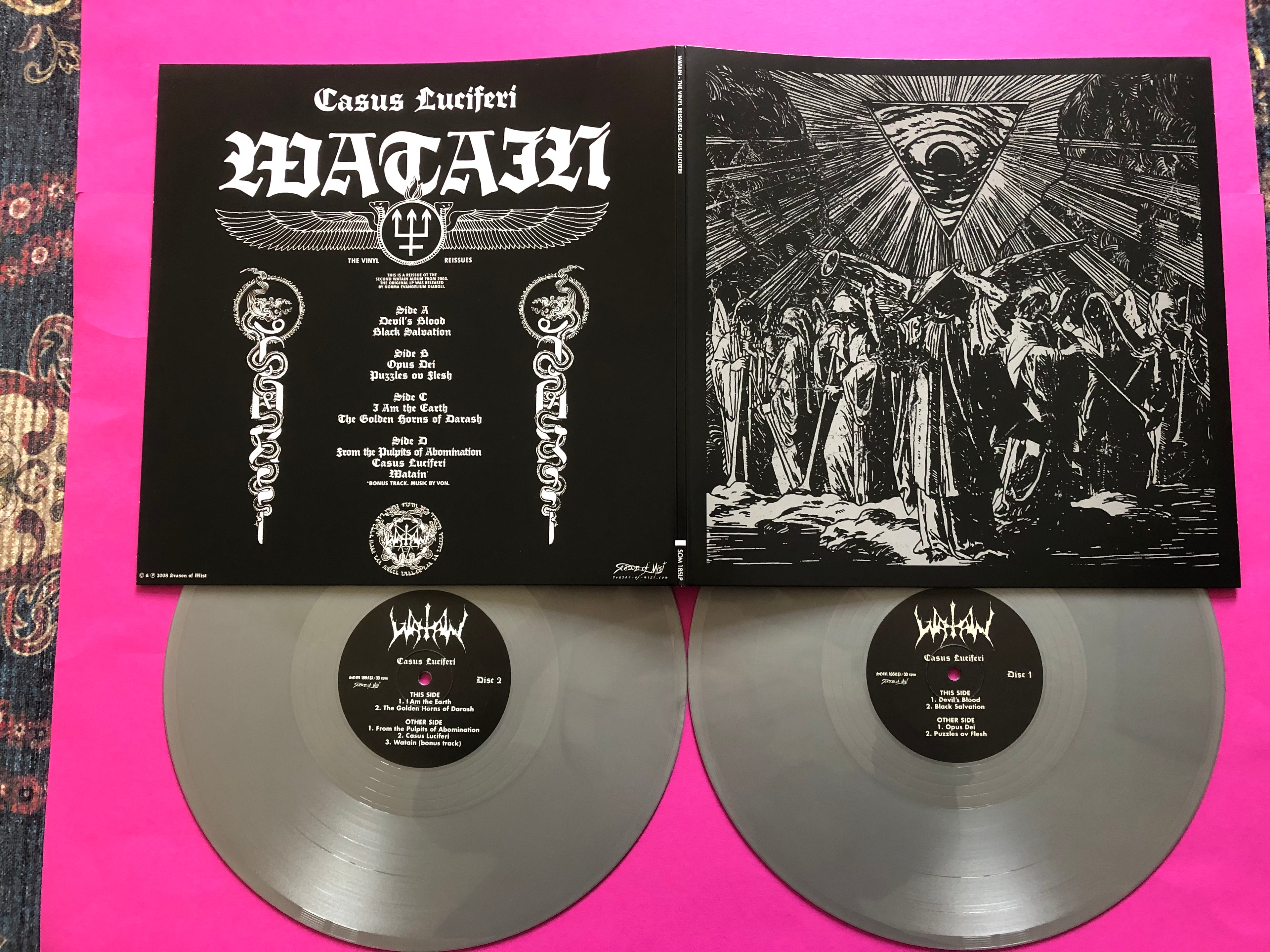 Watain : Casus Luciferi (12",33 ⅓ RPM,Limited Edition,Reissue,Remastered)