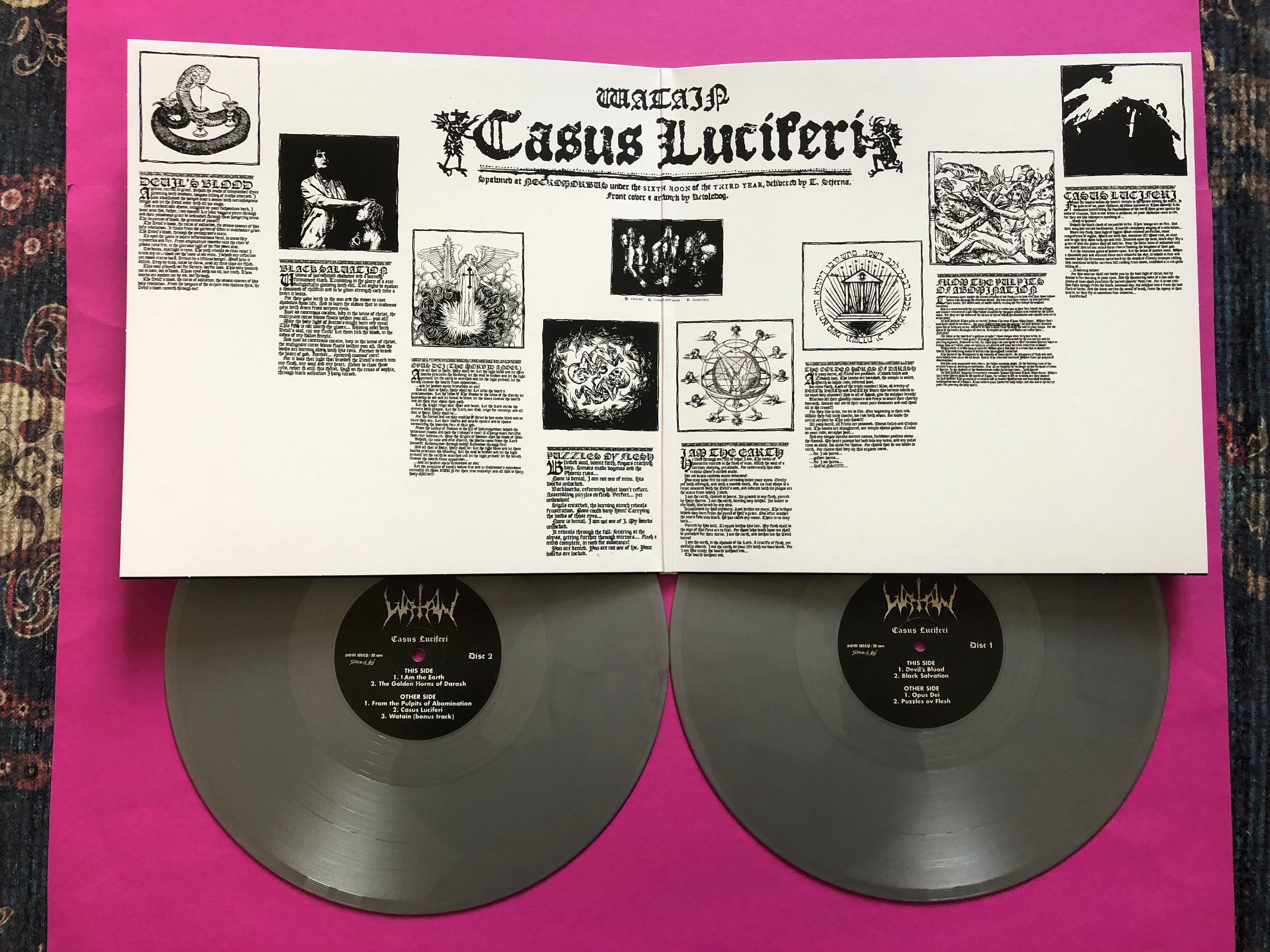 Watain : Casus Luciferi (12",33 ⅓ RPM,Limited Edition,Reissue,Remastered)