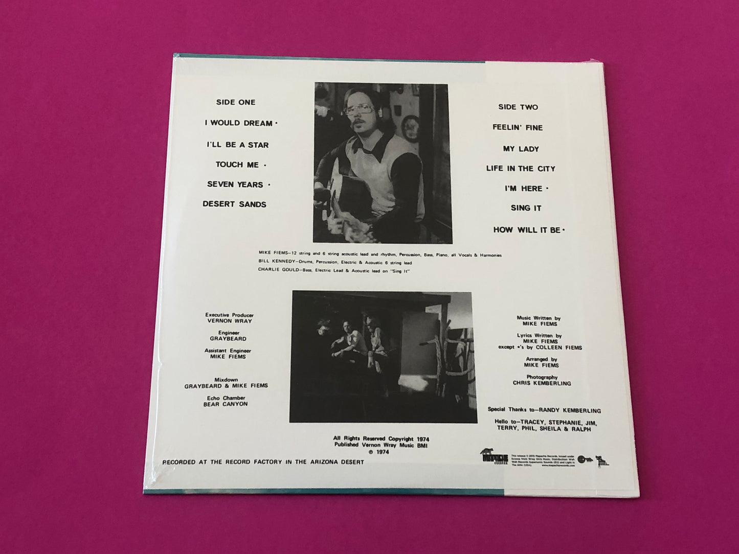 Mike Fiems : I Would Dream (LP, Album, Ltd, RE, RM)