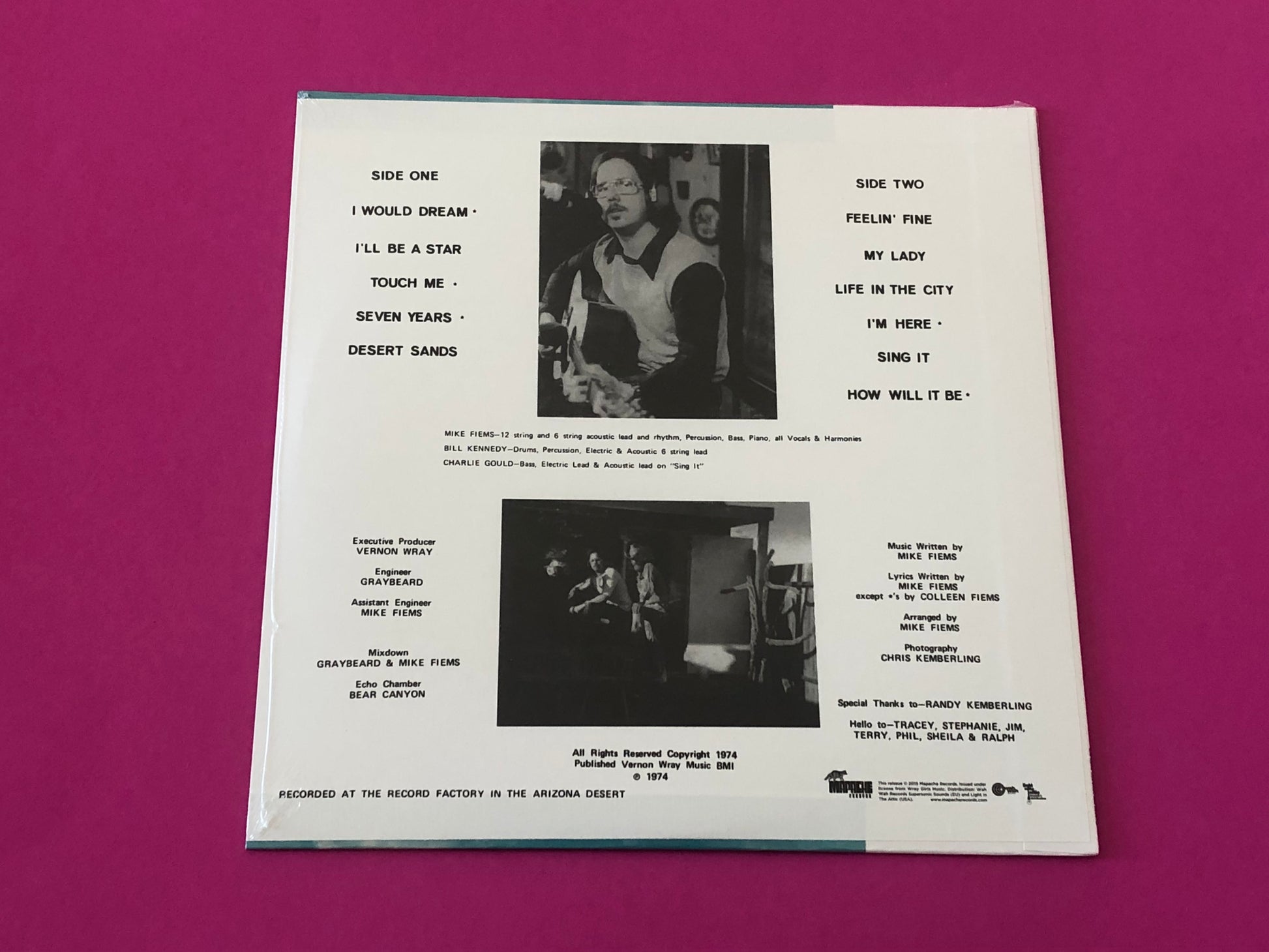 Mike Fiems : I Would Dream (LP, Album, Ltd, RE, RM)