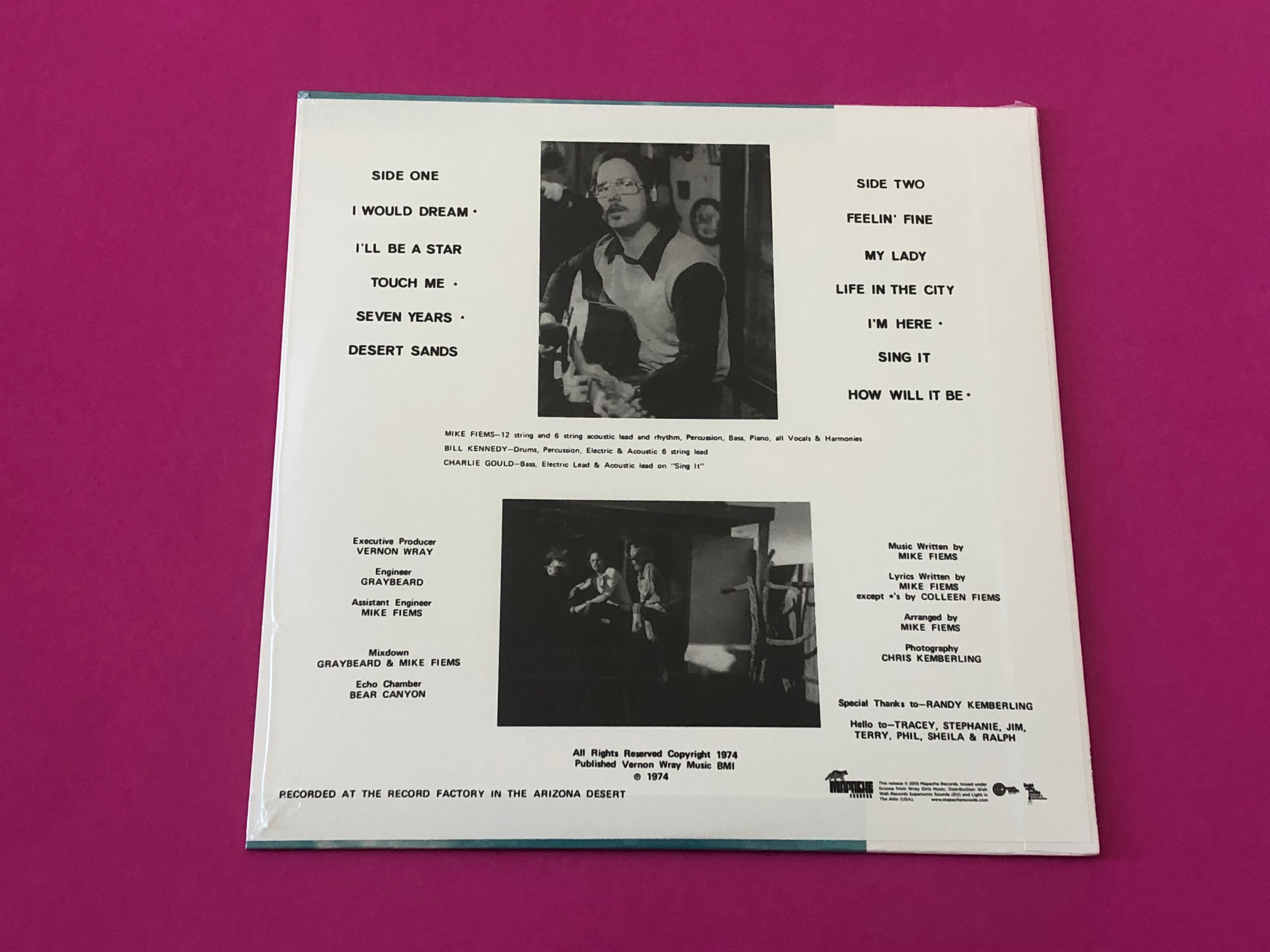 Mike Fiems : I Would Dream (LP, Album, Ltd, RE, RM)