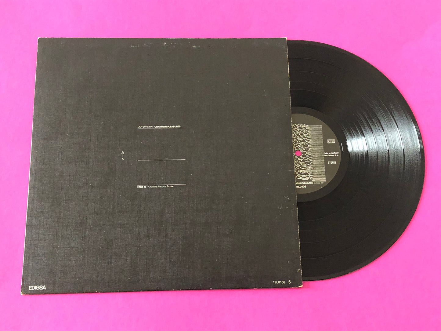 Joy Division : Unknown Pleasures (LP, Album)