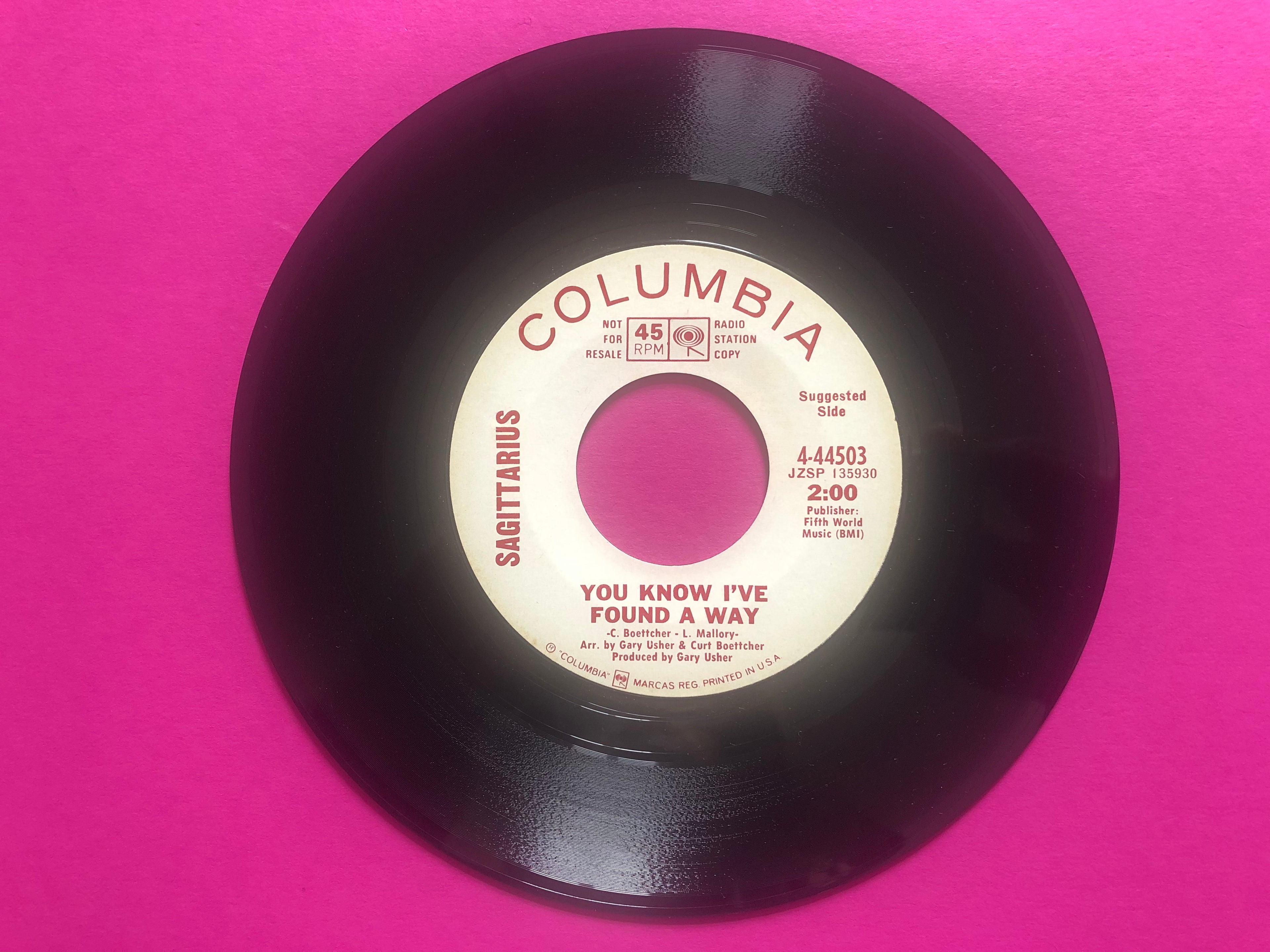 Sagittarius (2) : You Know I've Found A Way / The Truth Is Not Real (7",45 RPM,Single,Promo)