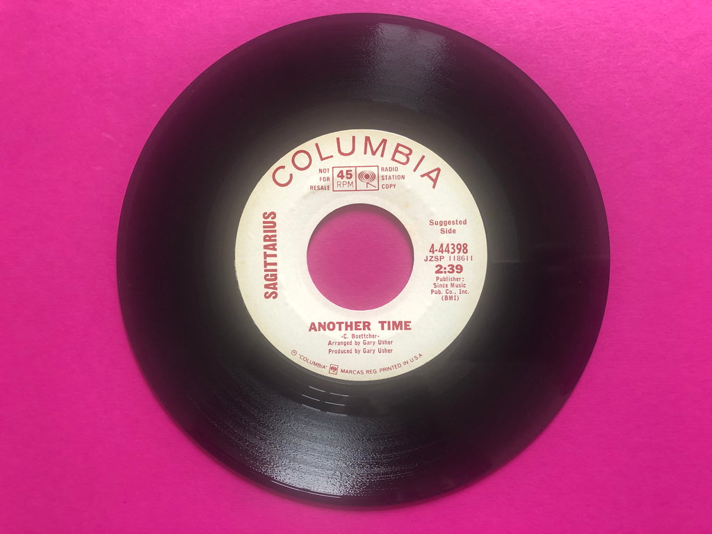 Sagittarius (2) : Another Time (7",45 RPM,Promo,Styrene)