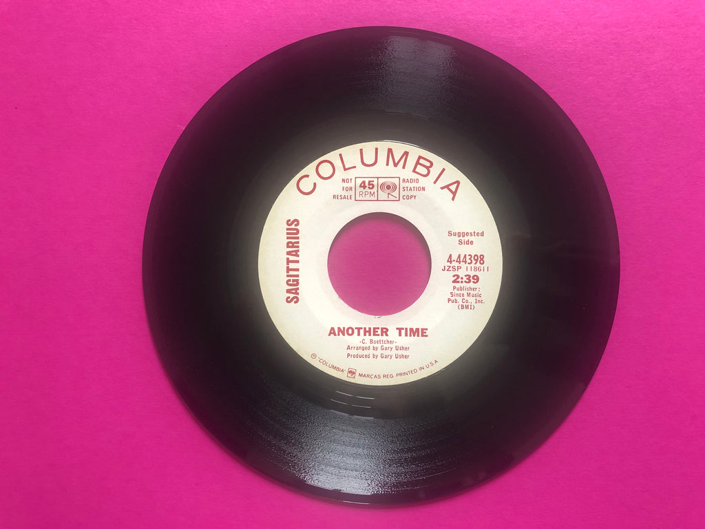 Sagittarius (2) : Another Time (7",45 RPM,Promo,Styrene)