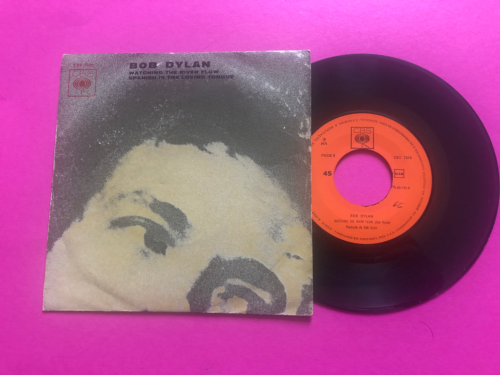 Bob Dylan : Watching The River Flow (7",Single)