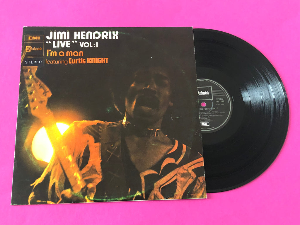 Jimi Hendrix : "Live" Vol. 1 "I'm A Man" (LP, Album)