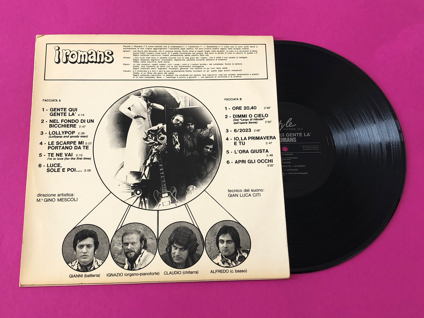 I Romans : Gente Qui Gente Là (LP, Album)