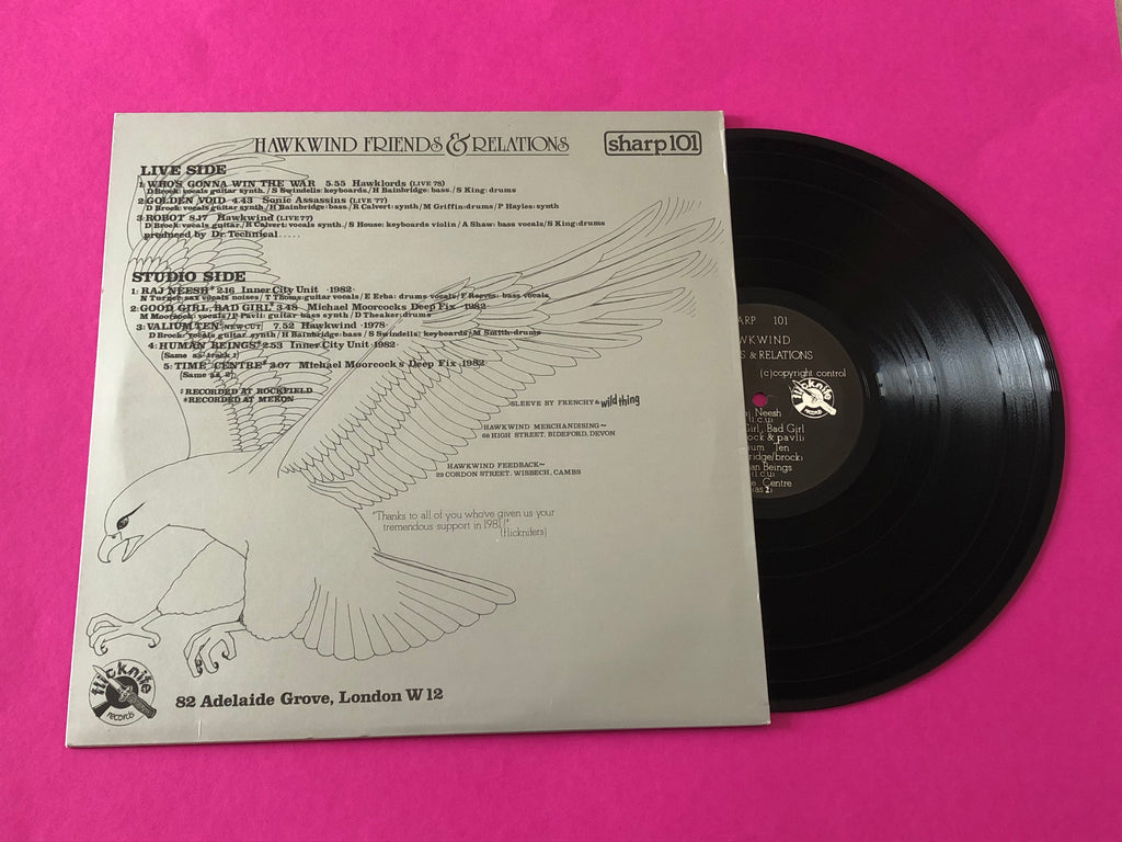 Various : Hawkwind Friends & Relations (LP, Sil)