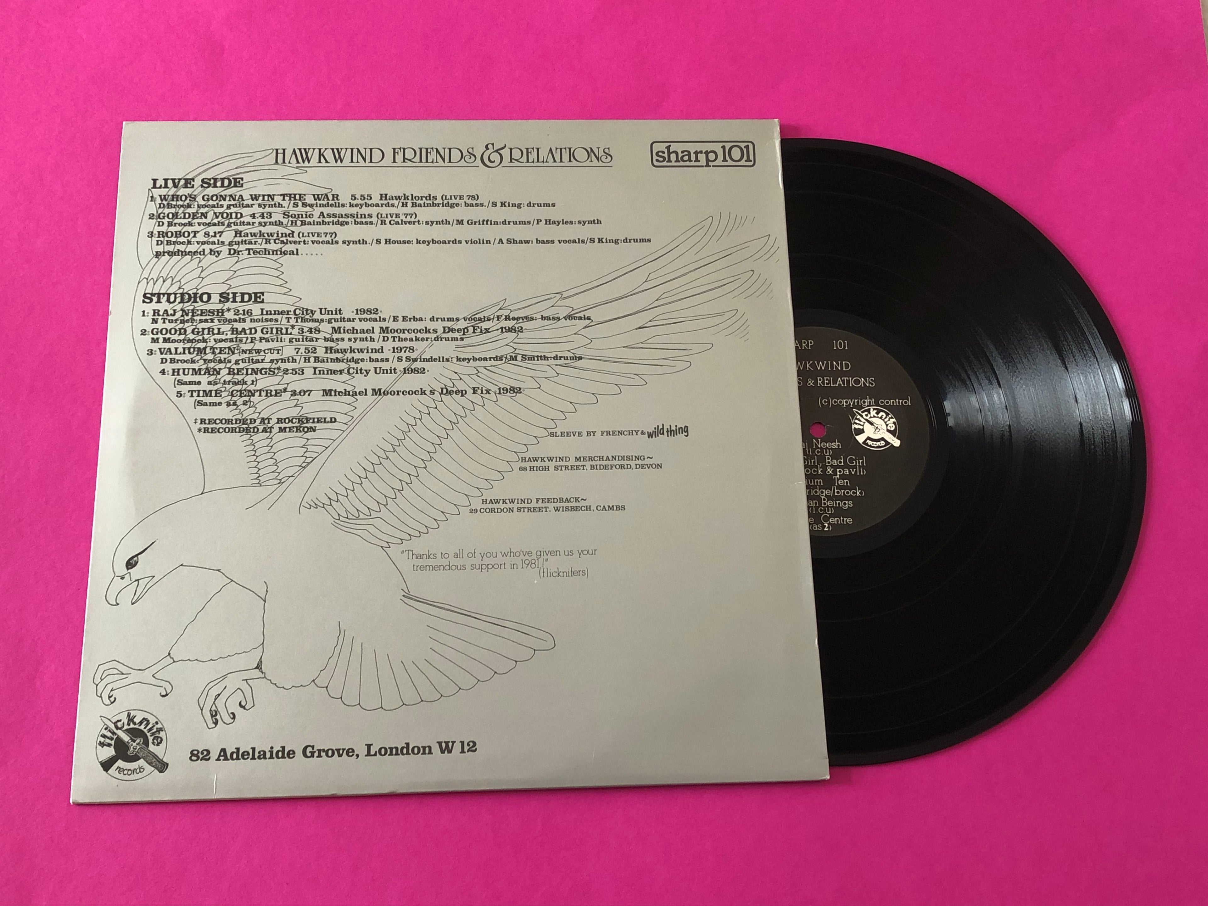 Various : Hawkwind Friends & Relations (LP, Sil)