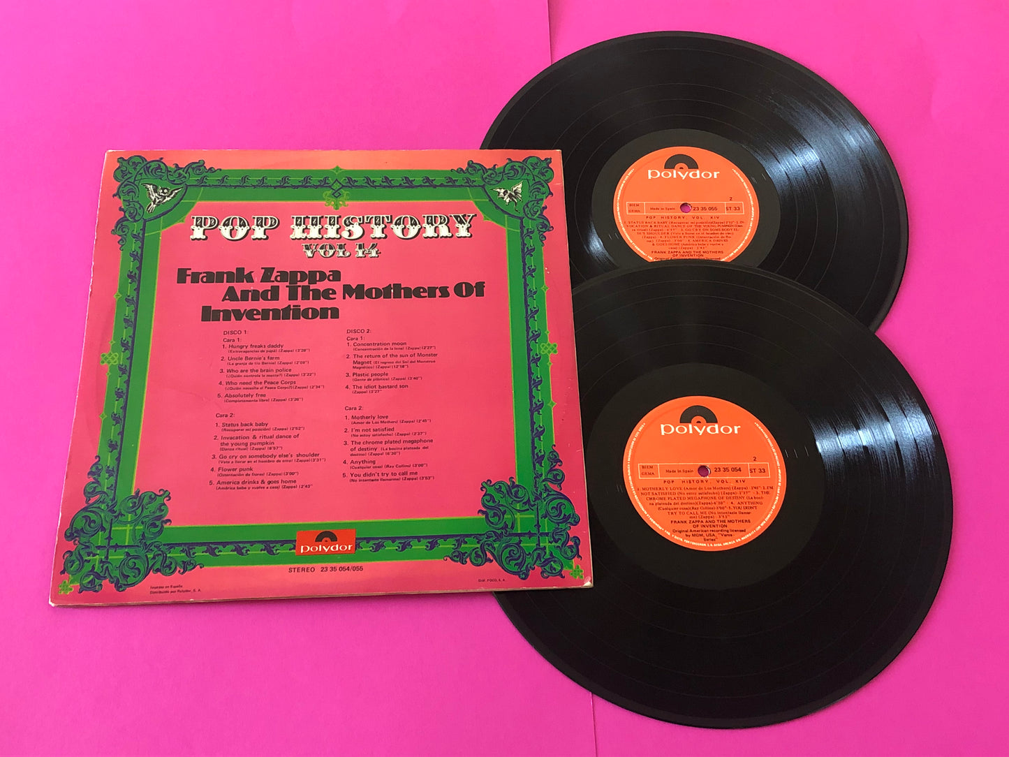 Frank Zappa And The Mothers : Pop History, Vol. 14 (2xLP, Comp)