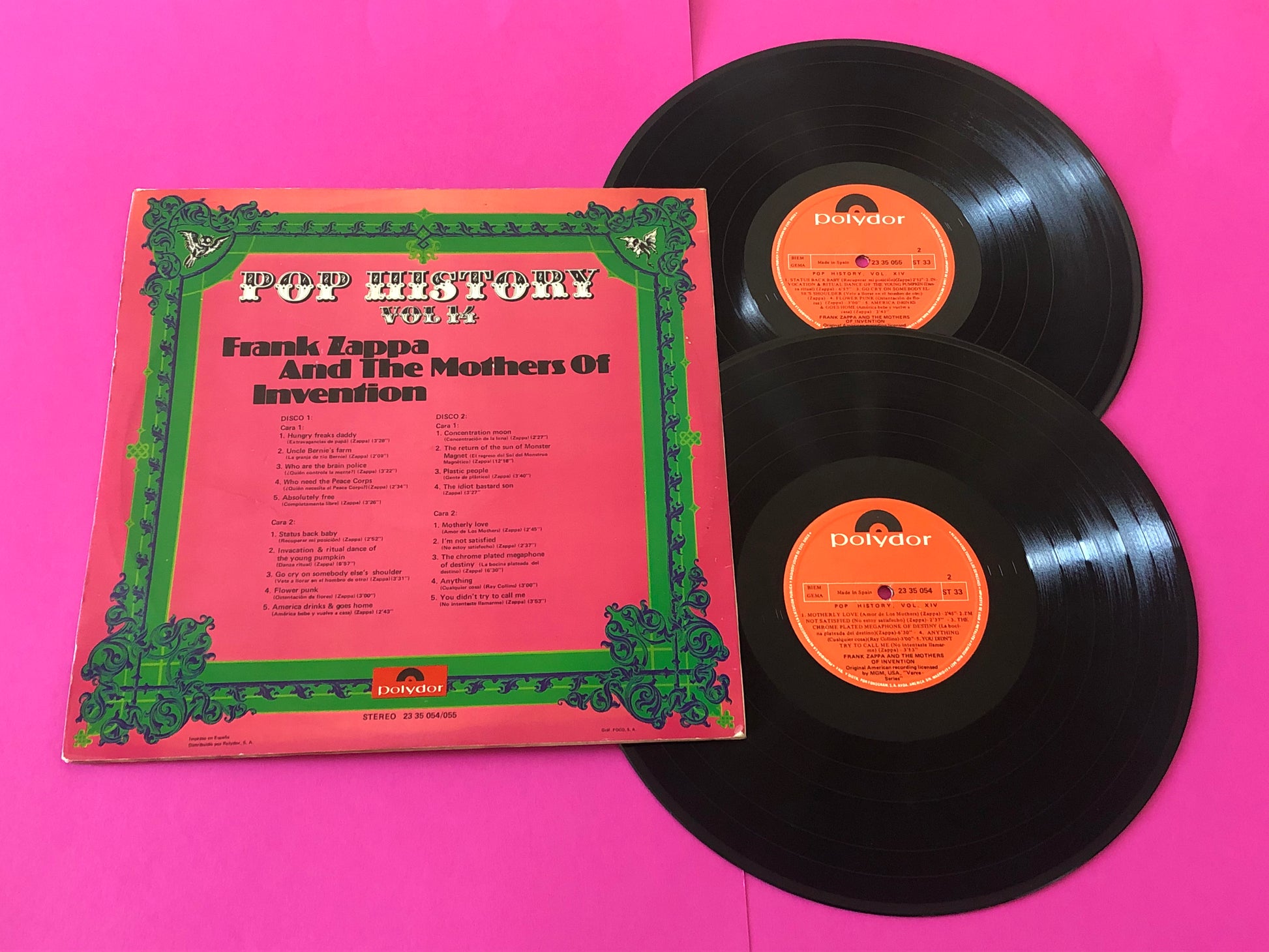 Frank Zappa And The Mothers : Pop History, Vol. 14 (2xLP, Comp)