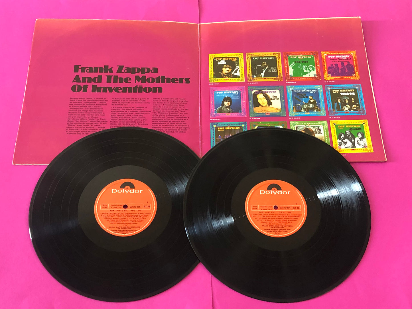 Frank Zappa And The Mothers : Pop History, Vol. 14 (2xLP, Comp)
