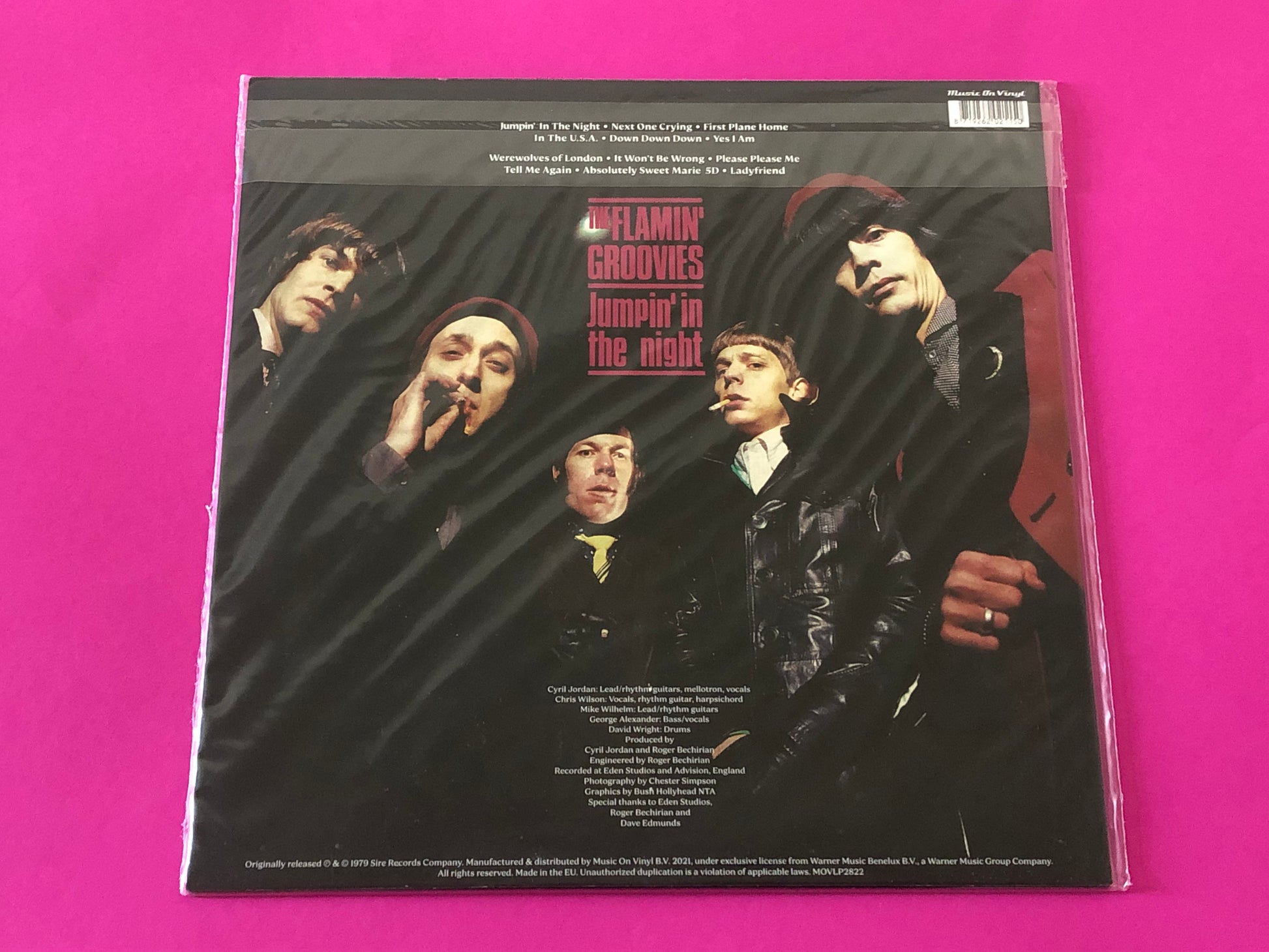 The Flamin' Groovies : Jumpin' In The Night (LP, Album, RE, RM, 180)