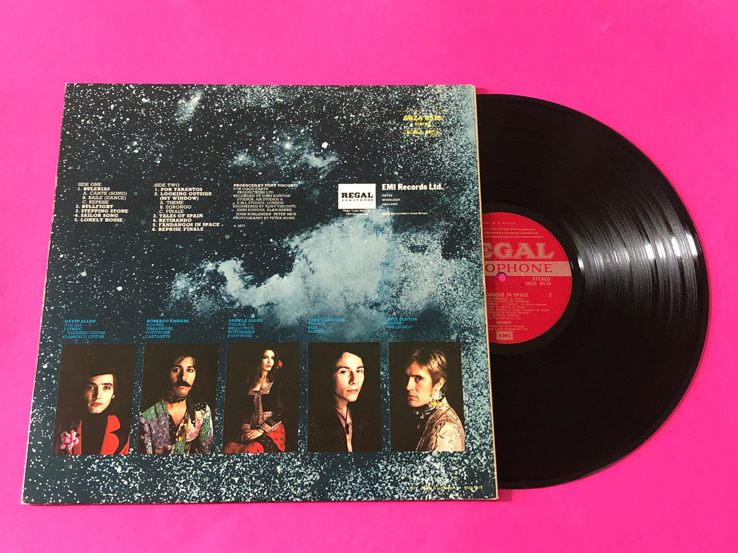 Carmen (19) : Fandangos In Space (LP, Album, Gat)