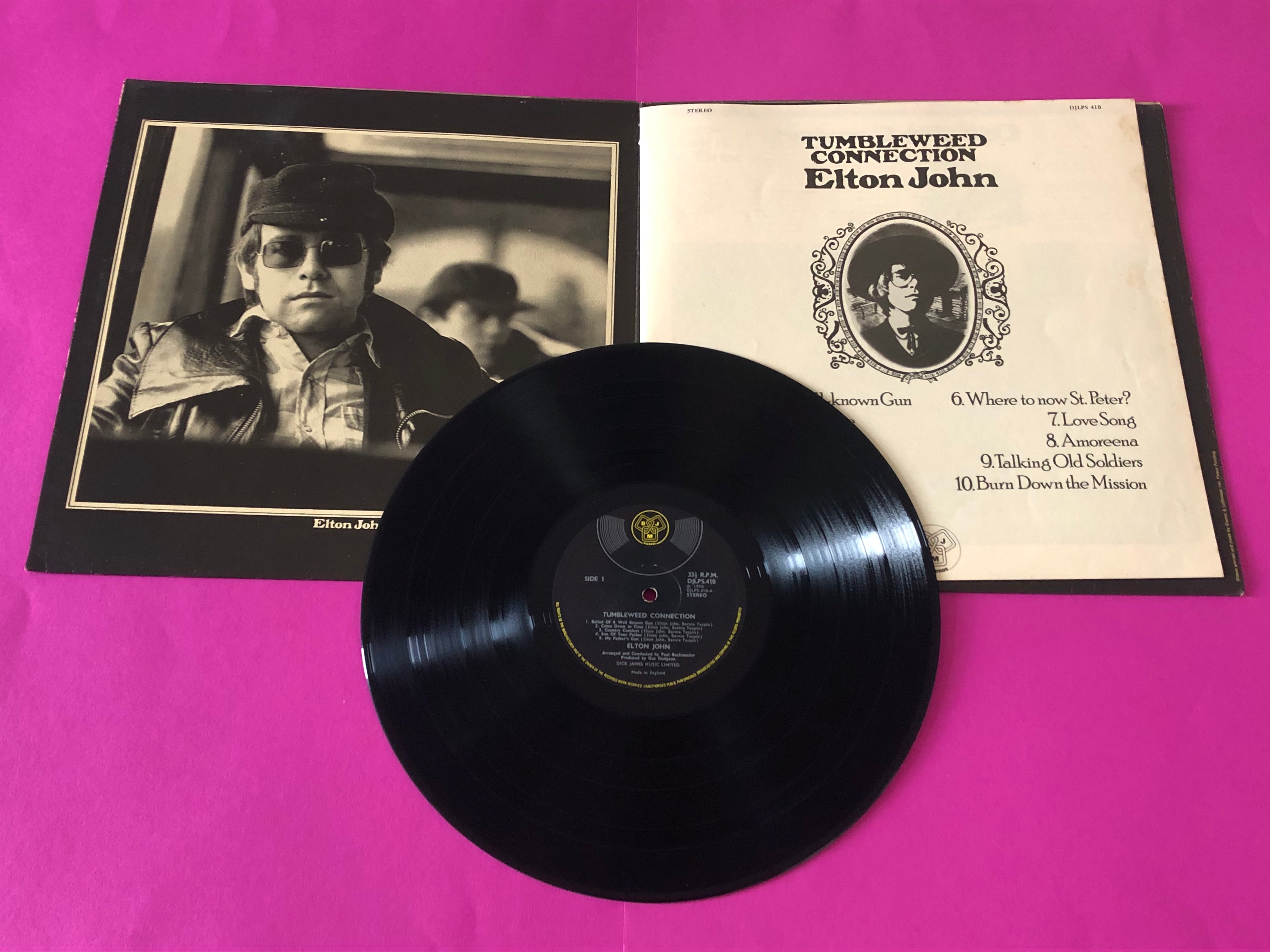 Elton John : Tumbleweed Connection (LP, Album, Gat)