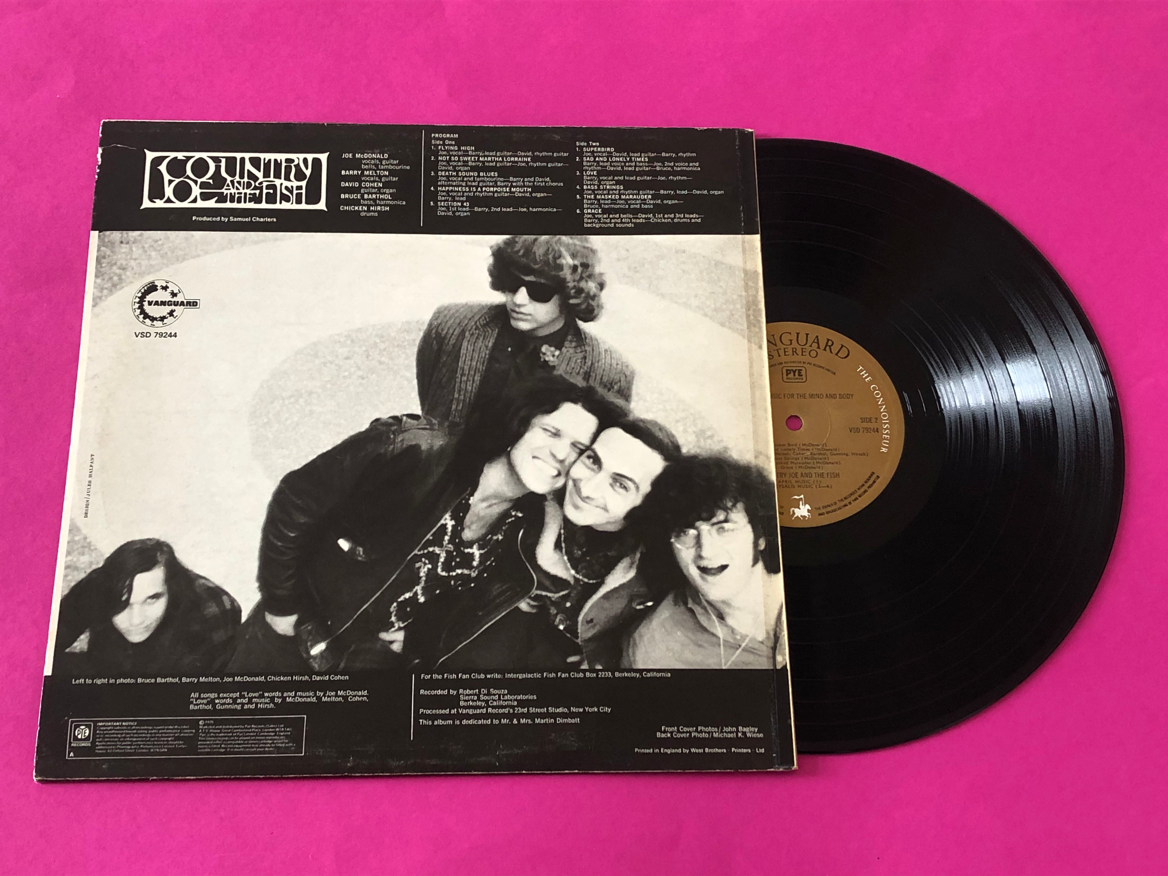 Country Joe And The Fish : Electric Music For The Mind And Body (LP, Album, RE)