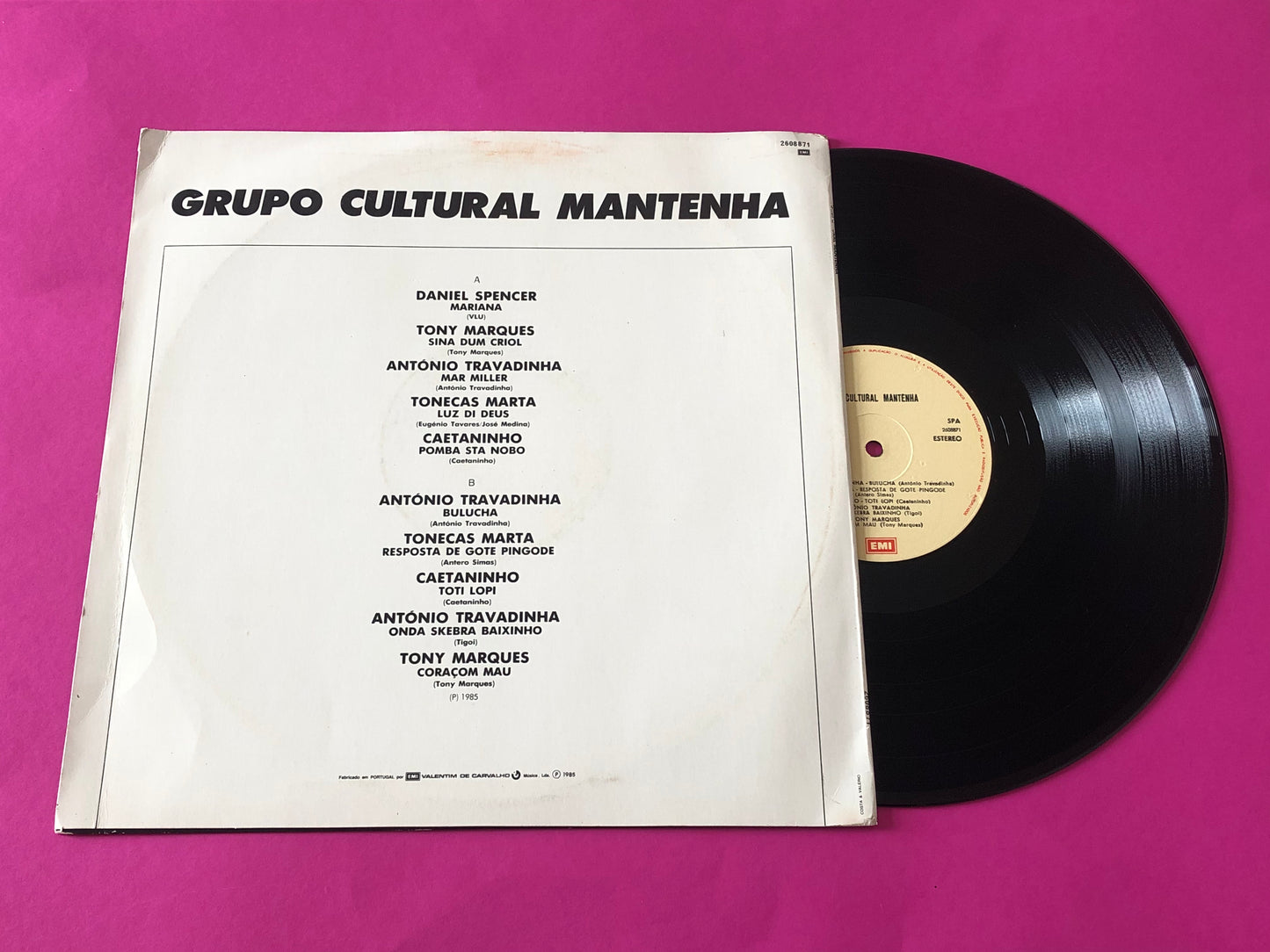 Grupo Cultural Mantenha : Grupo Cultural Mantenha (LP,Album,Stereo)