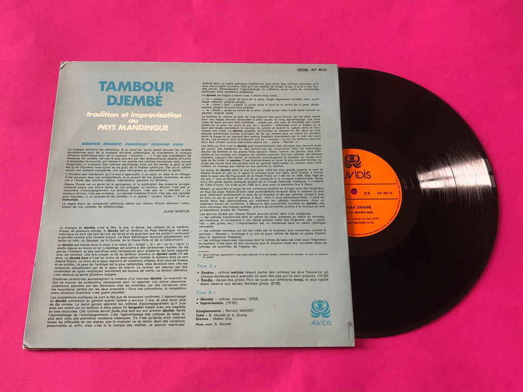 Adama Dramé : Tambour Djembé (LP, Album)