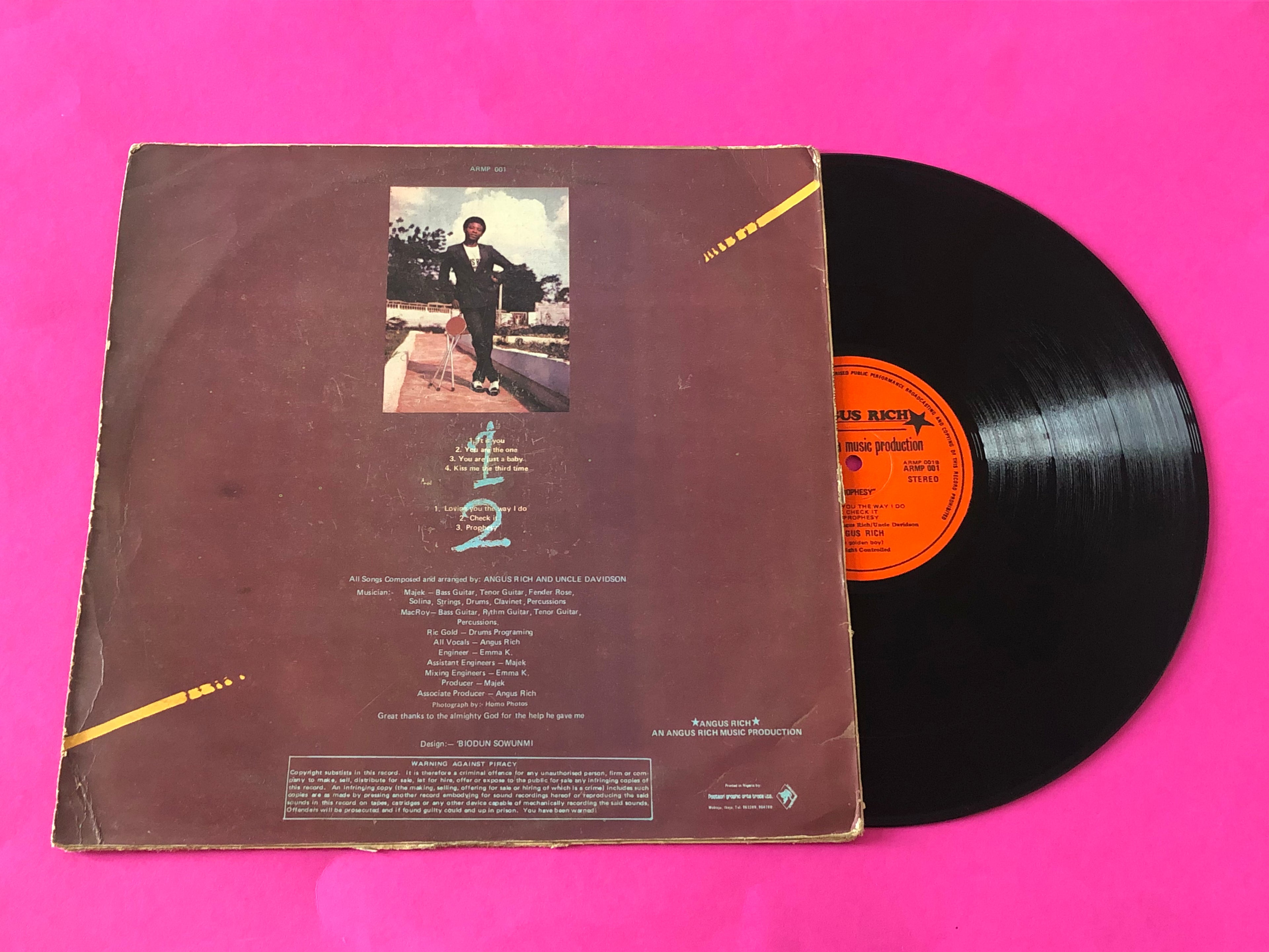 Angus Rich : Prophesy (LP)