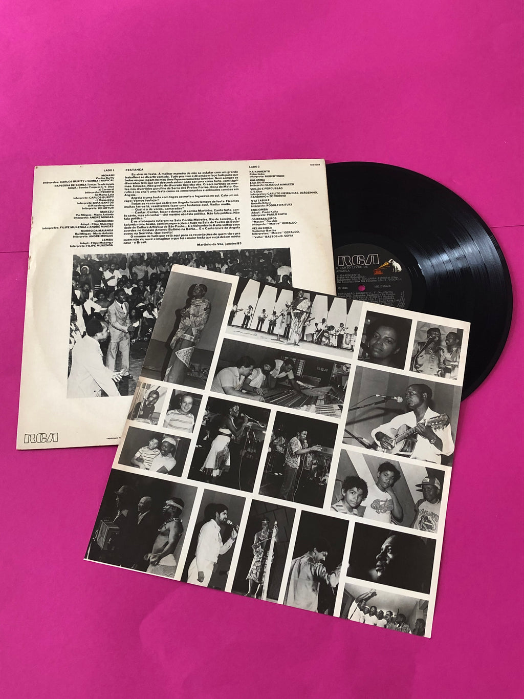 Various : O Canto Livre De Angola (LP,Album)